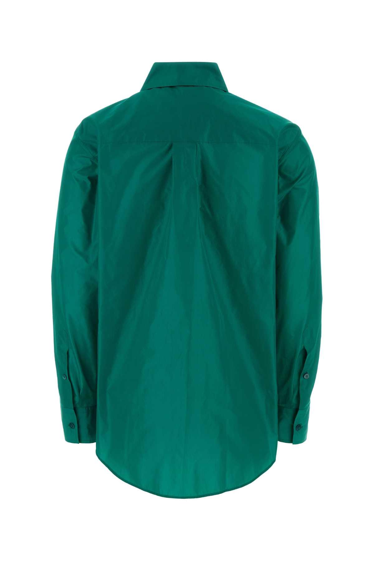 Fendi Women Turquoise Taffetas Shirt FENDI