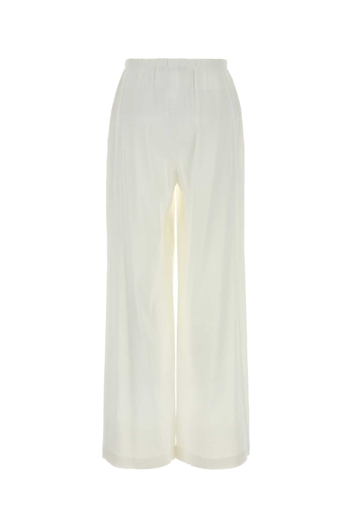Max Mara Women White Jersey Destino Pant MAX MARA
