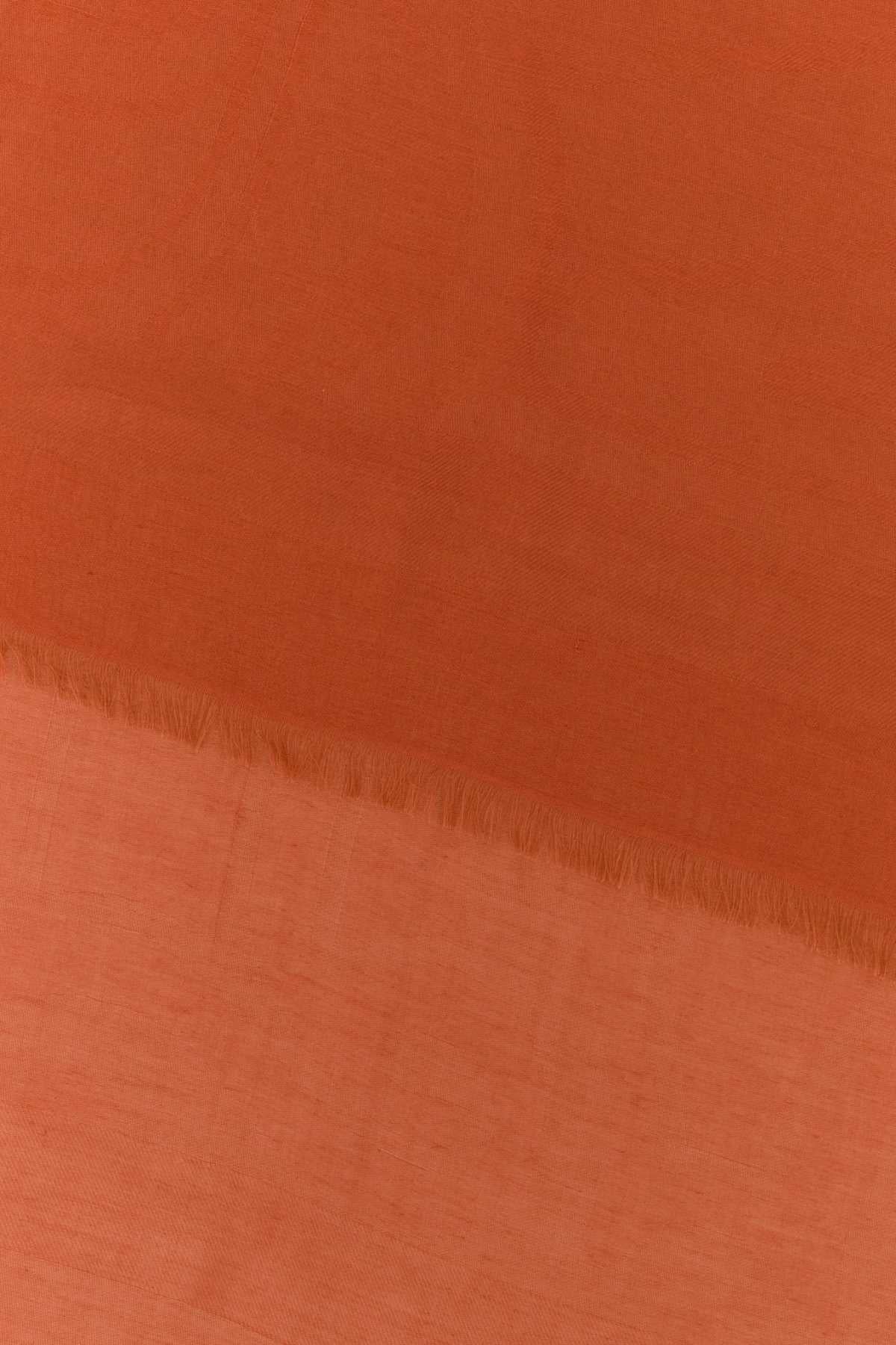 Max Mara Women Orange Cotton Blend Aeremi Scarf MAX MARA