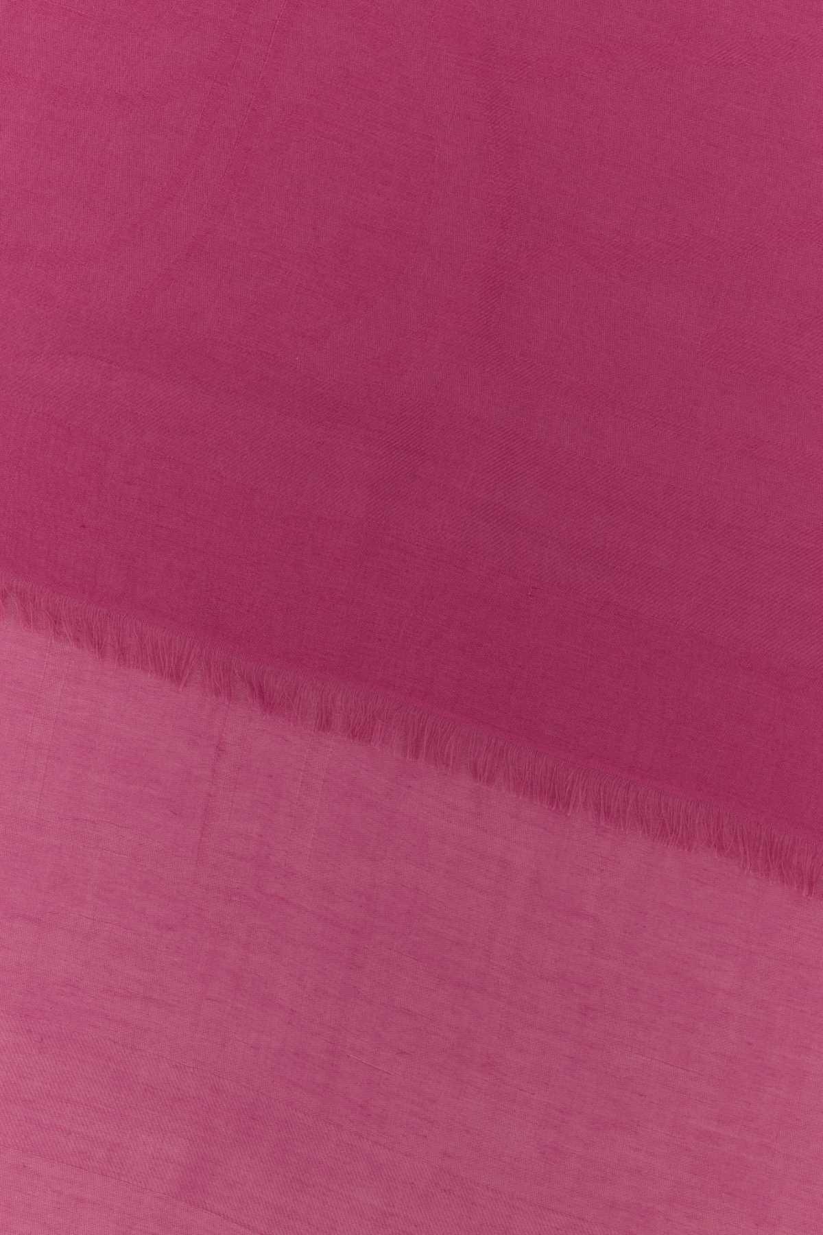 Max Mara Women Fuchsia Cotton Blend Aeremi Scarf MAX MARA