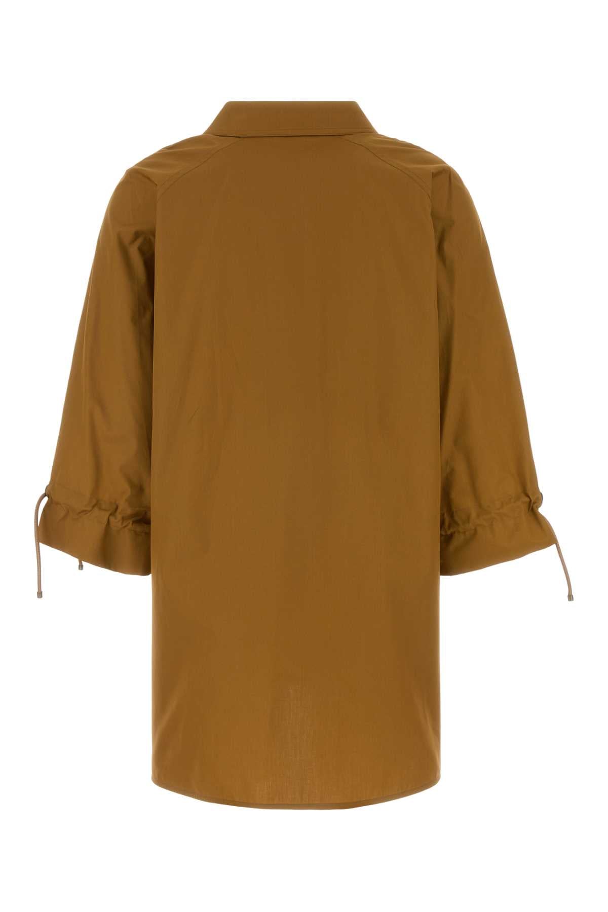 Max Mara Women Biscuit Poplin Adorni Blouse MAX MARA