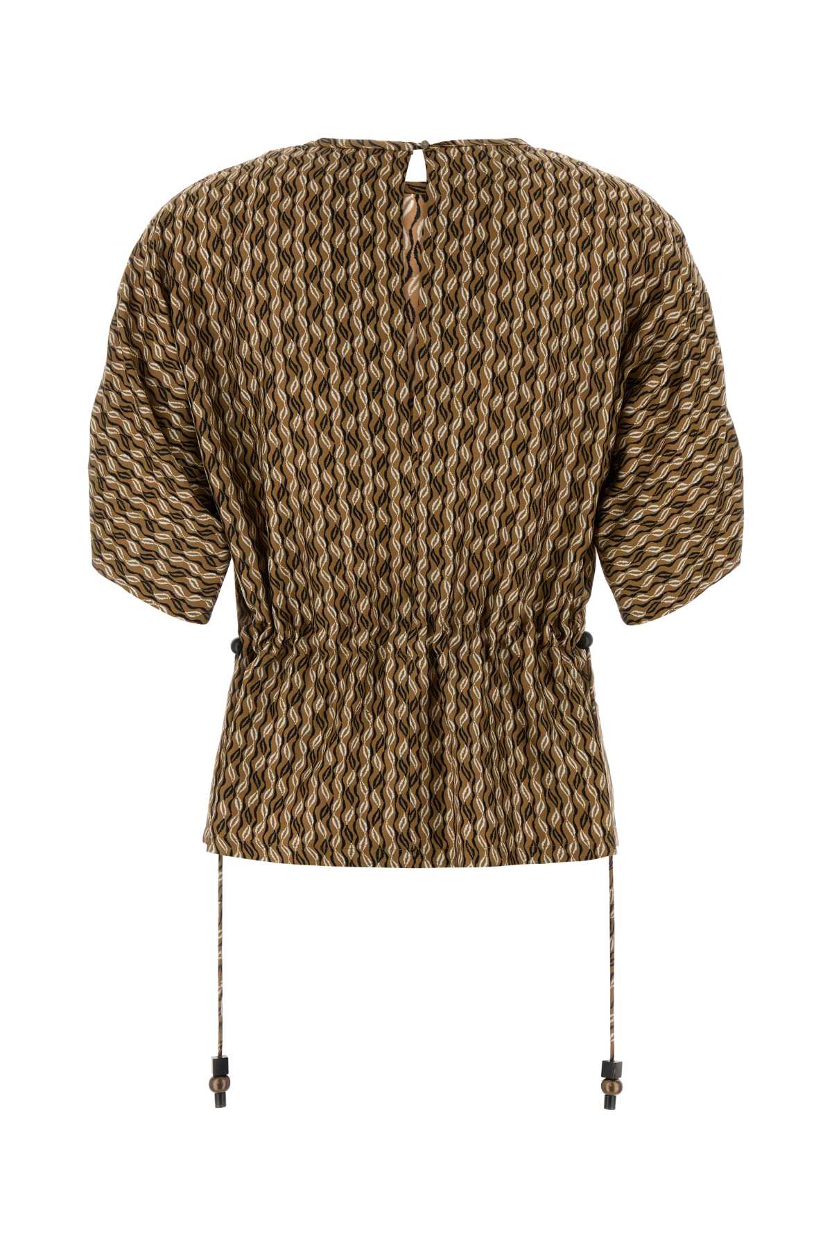 Max Mara Women Printed Silk Nordica Blouse MAX MARA