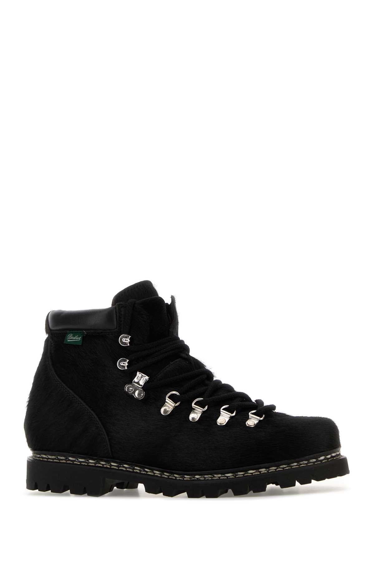 Junya Watanabe Men Black Calf Hair Junya Watanabe X Paraboot Ankle Bo JUNYA WATANABE