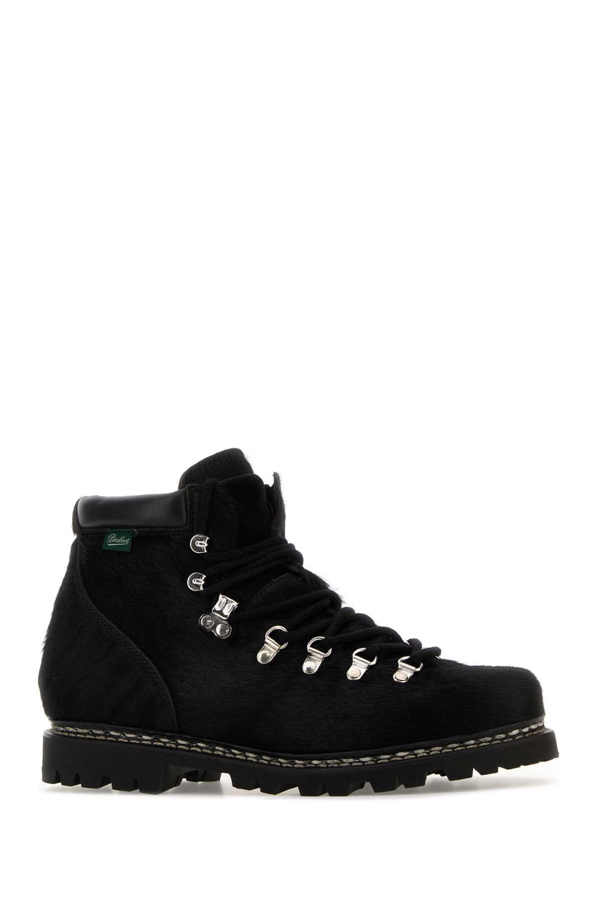Junya Watanabe Men Black Calf Hair Junya Watanabe X Paraboot Ankle Bo JUNYA WATANABE