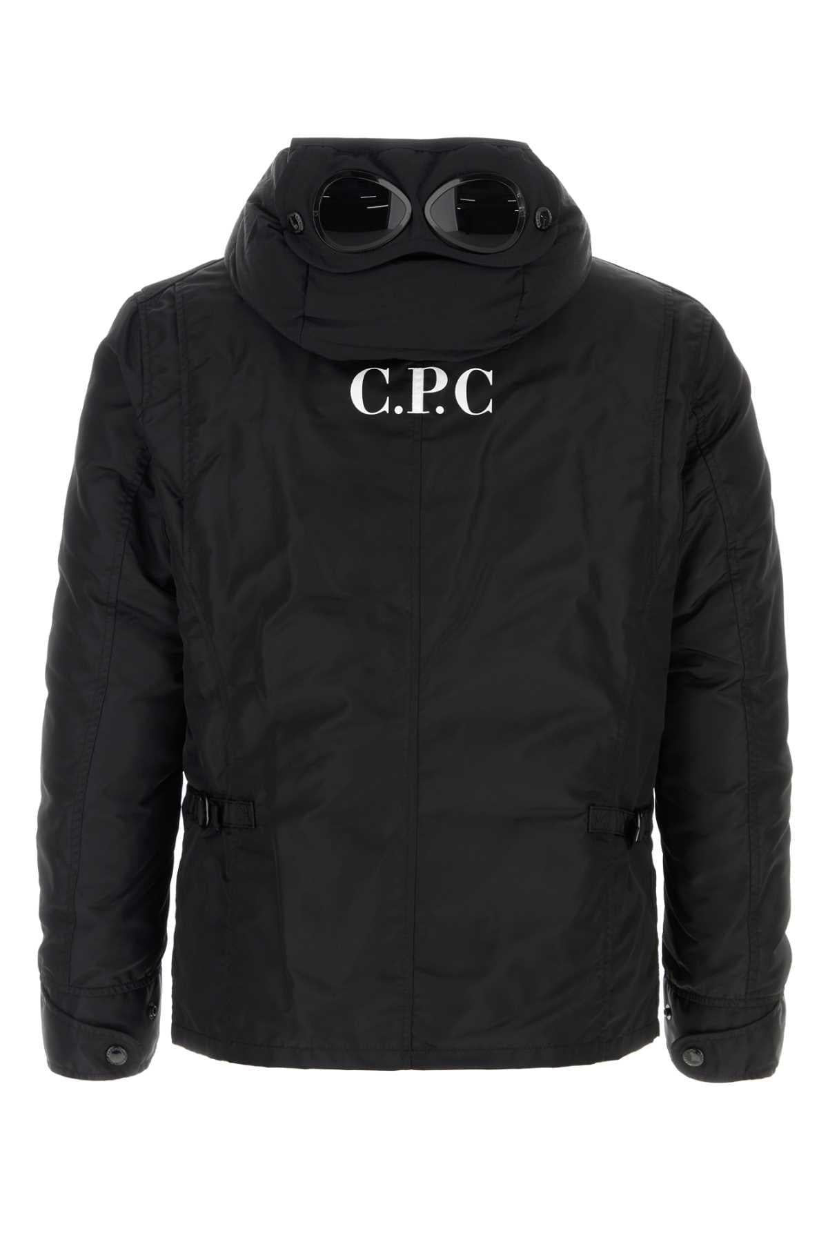 Junya Watanabe Men Black Nylon Junya Watanabe X Cp Company Down Jacket JUNYA WATANABE