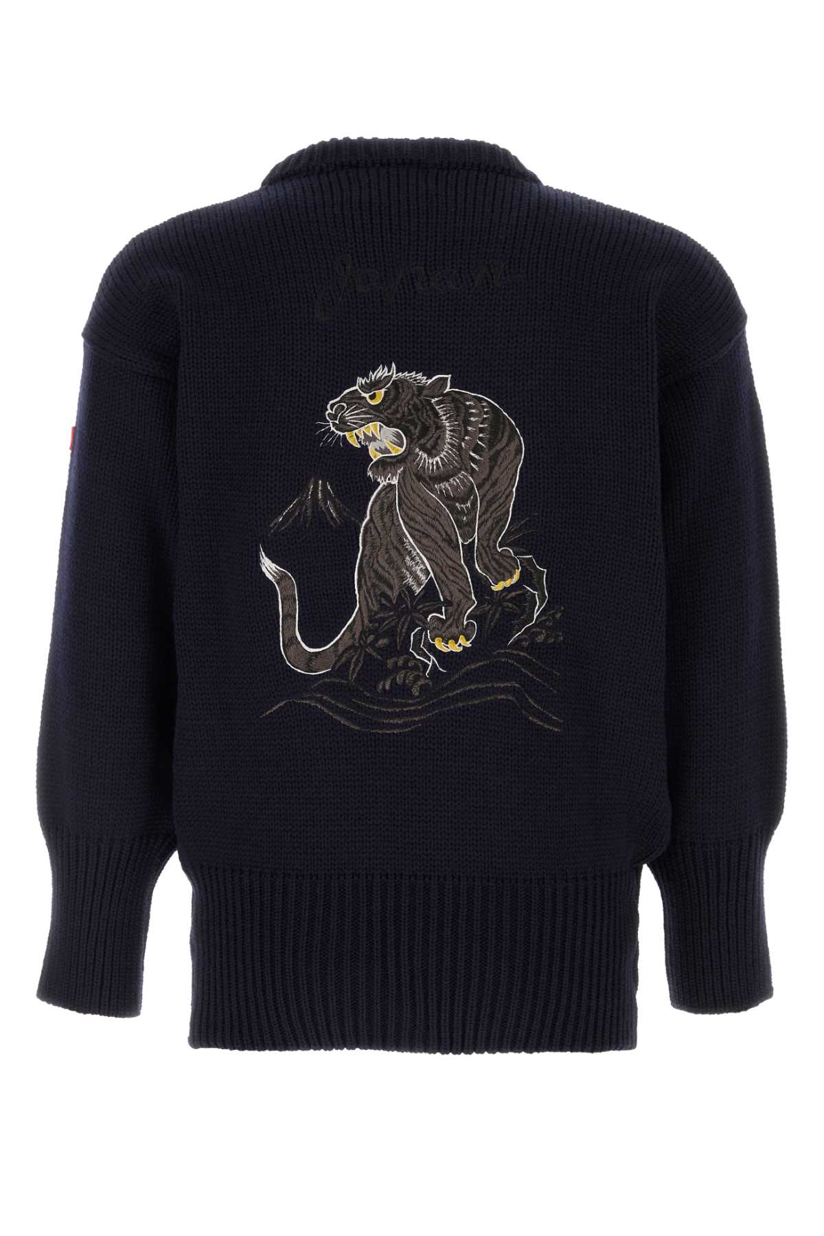 Junya Watanabe Men Midnight Blue Wool Sweater JUNYA WATANABE