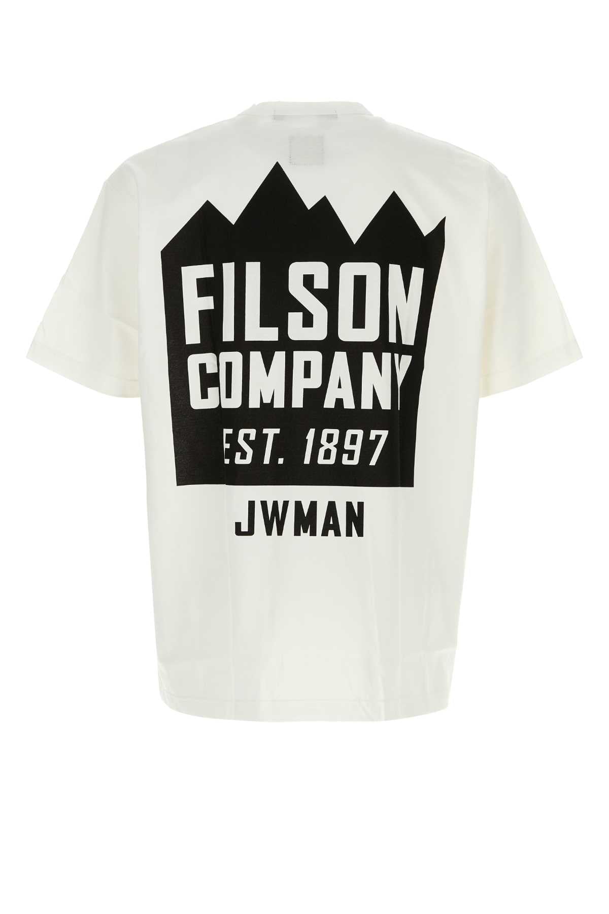 Junya Watanabe Men White Cotton T-Shirt