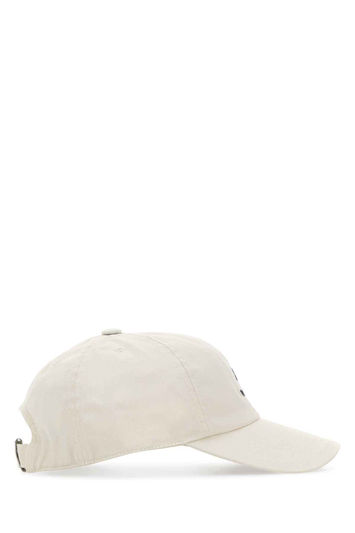 Isabel Marant Women Ivory Cotton Tomas Baseball Cap