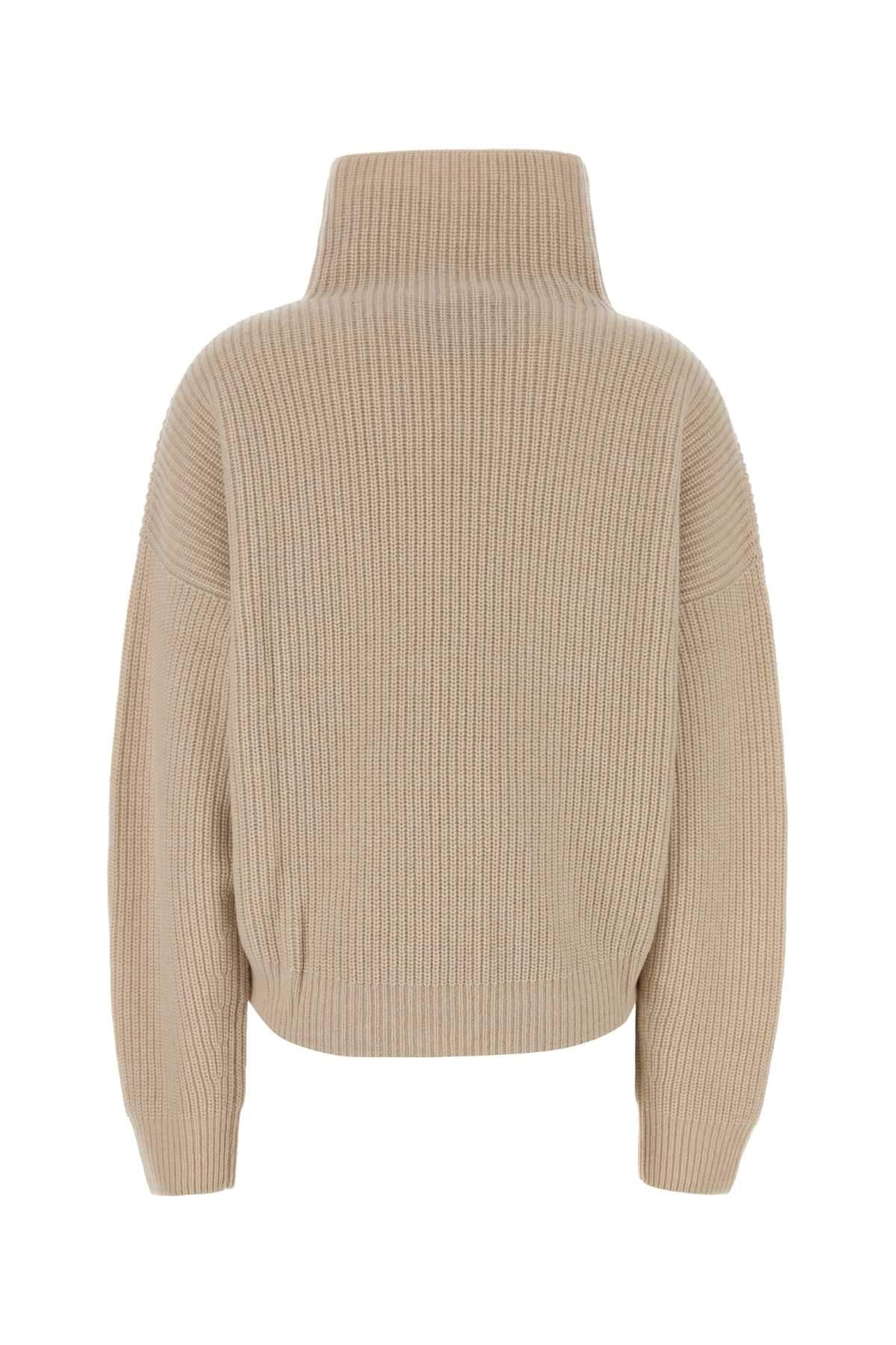 Isabel Marant Women Ivory Wool Blend Oversize Brooke Sweater ISABEL MARANT