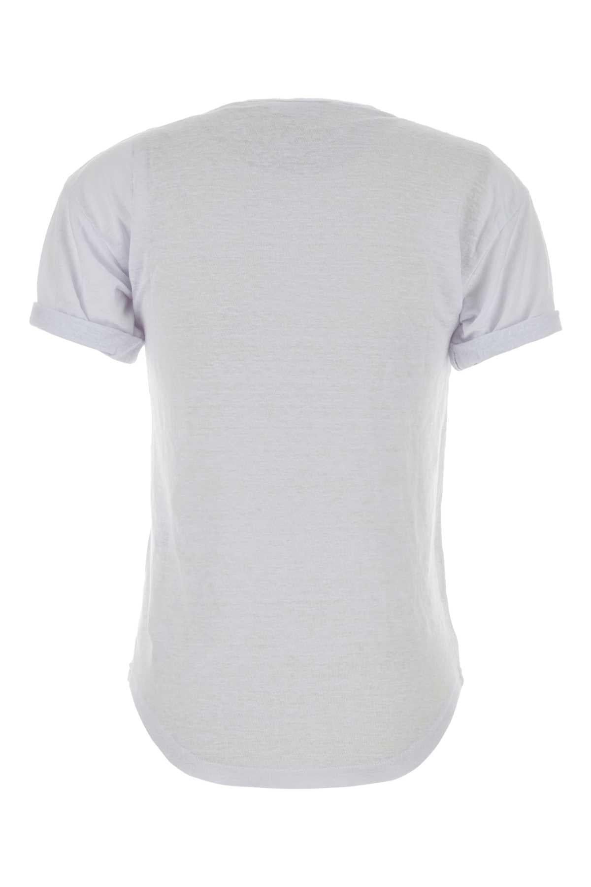 Isabel Marant Etoile Women White Linen Koldia T-Shirt ISABEL MARANT ETOILE