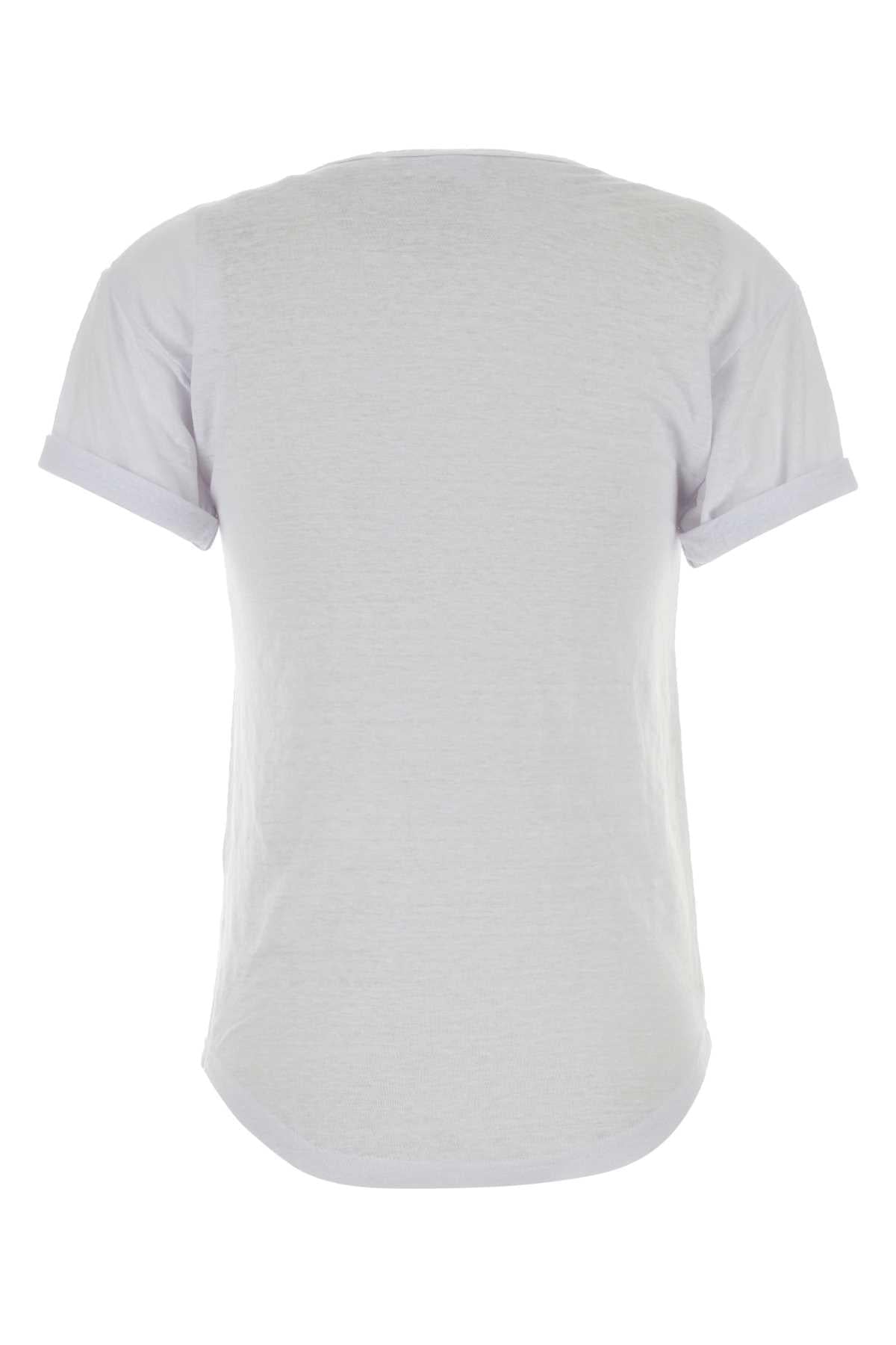 Isabel Marant Etoile Women White Linen Koldia T-Shirt ISABEL MARANT ETOILE