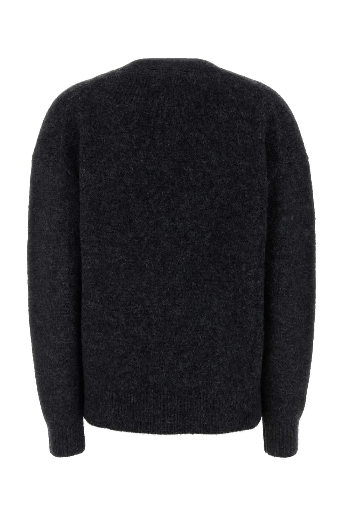 Isabel Marant Etoile Women Dark Grey Alpaca Blend Eborah Cardigan ISABEL MARANT ETOILE
