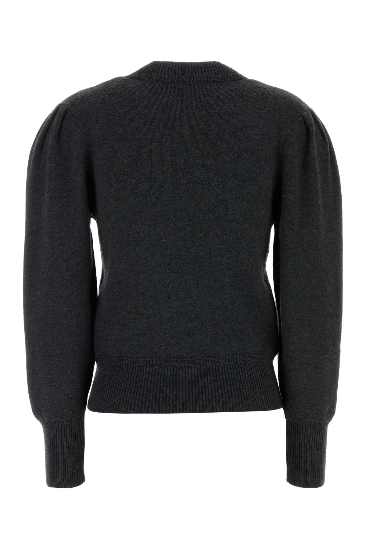Isabel Marant Etoile Women Charcoal Stretch Cotton Blend Kelaya Sweater ISABEL MARANT ETOILE