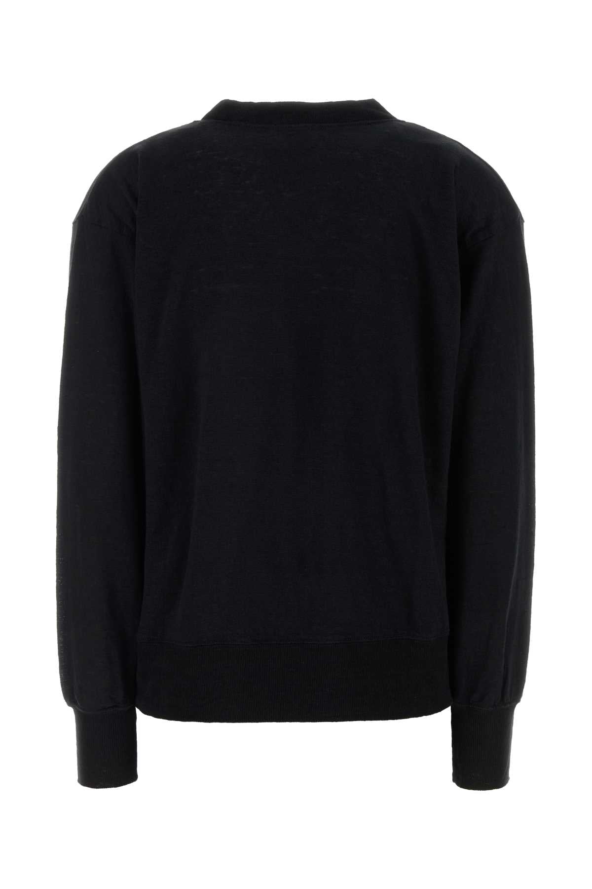 Isabel Marant Etoile Women Black Linen Klowia T-Shirt ISABEL MARANT ETOILE