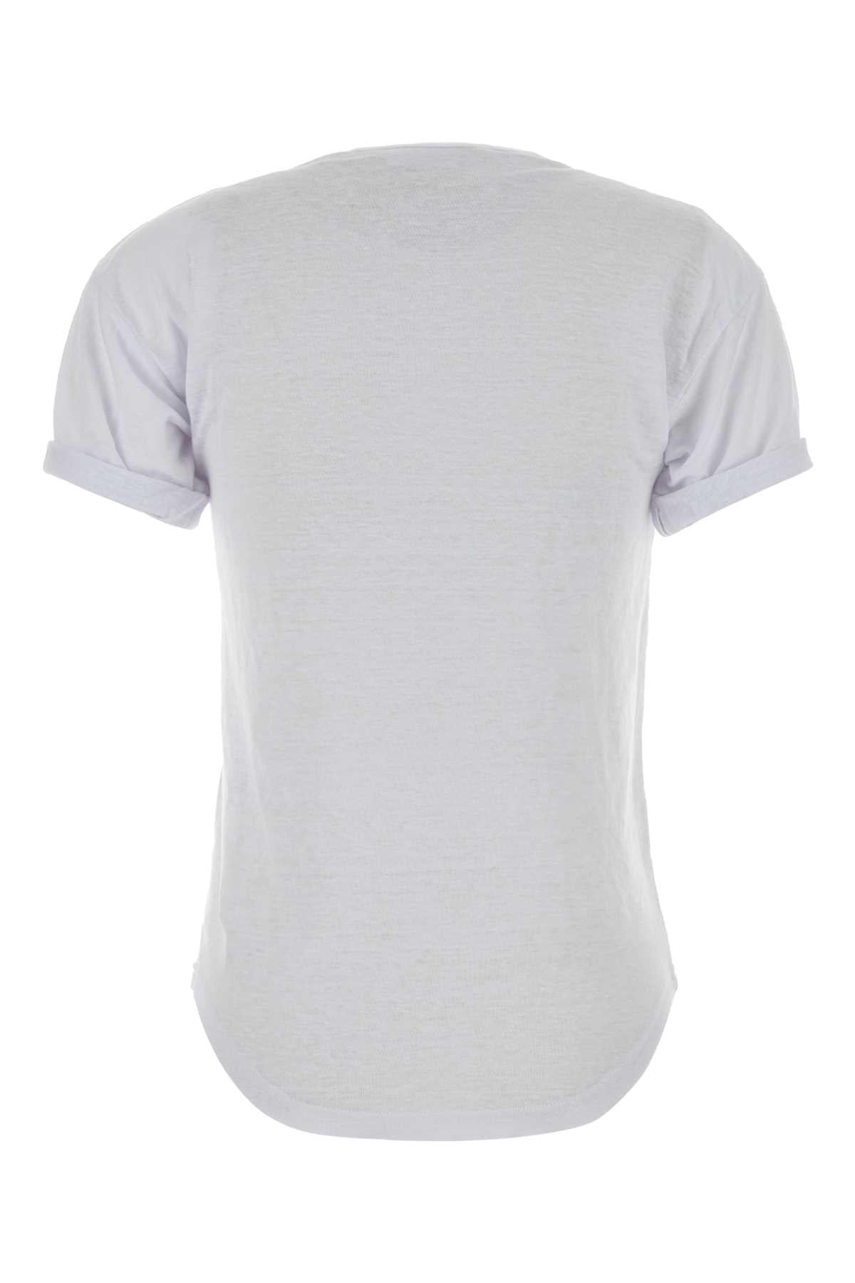 Isabel Marant Etoile Women White Linen Koldia T-Shirt ISABEL MARANT ETOILE