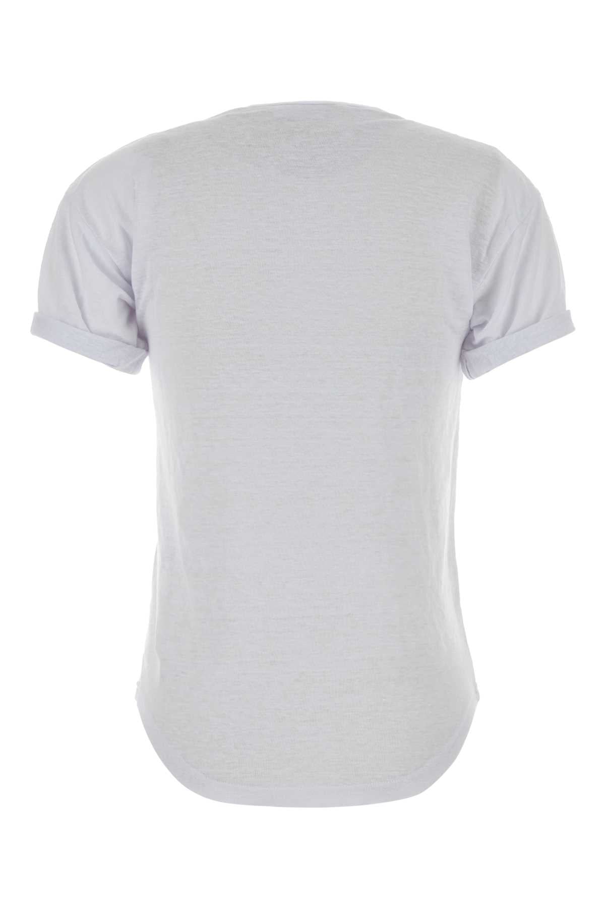Isabel Marant Etoile Women White Linen Koldia T-Shirt ISABEL MARANT ETOILE