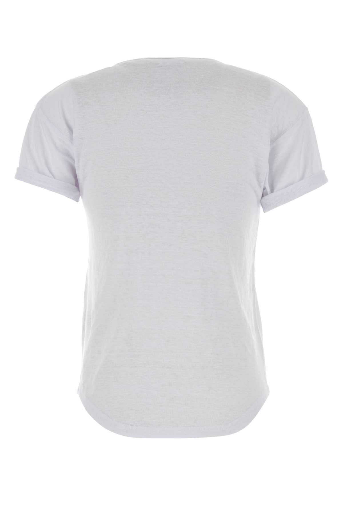 Isabel Marant Etoile Women White Linen Koldia T-Shirt ISABEL MARANT ETOILE