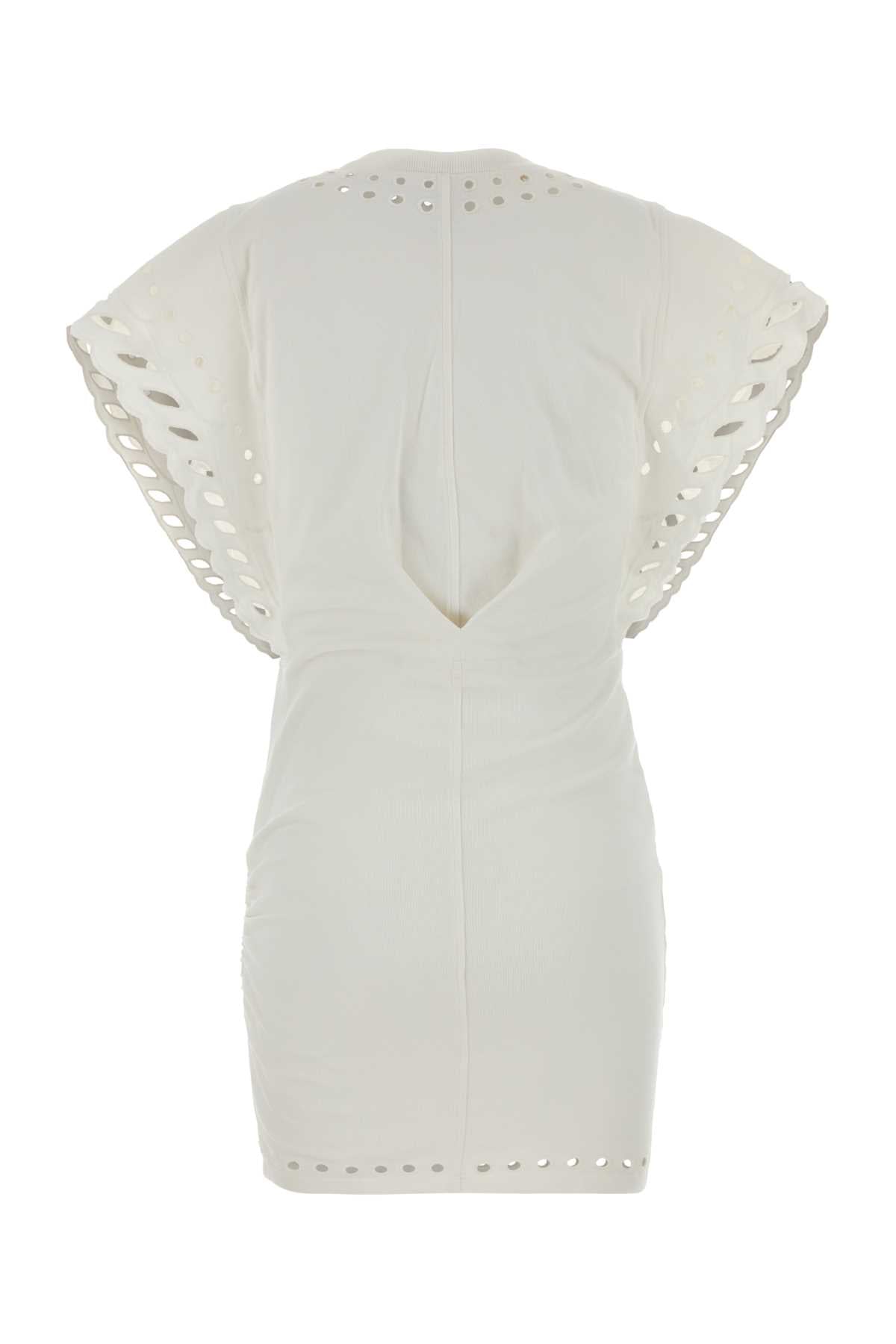 Isabel Marant Etoile Women White Cotton Orlane Mini Dress ISABEL MARANT ETOILE