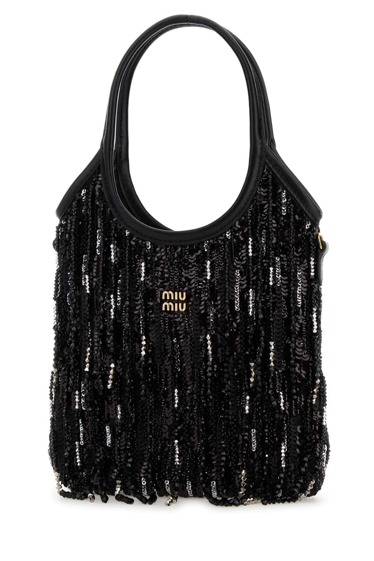 Miu Miu Women Embellished Fabric Handbag MIU MIU
