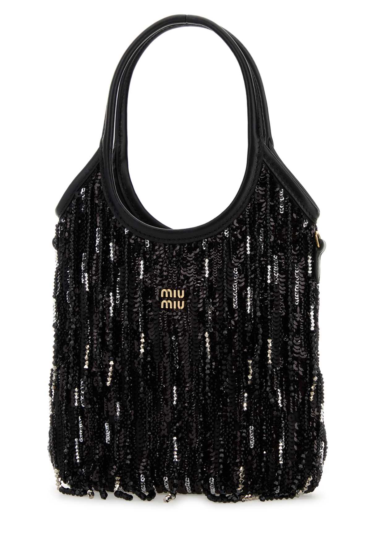 Miu Miu Women Embellished Fabric Handbag MIU MIU