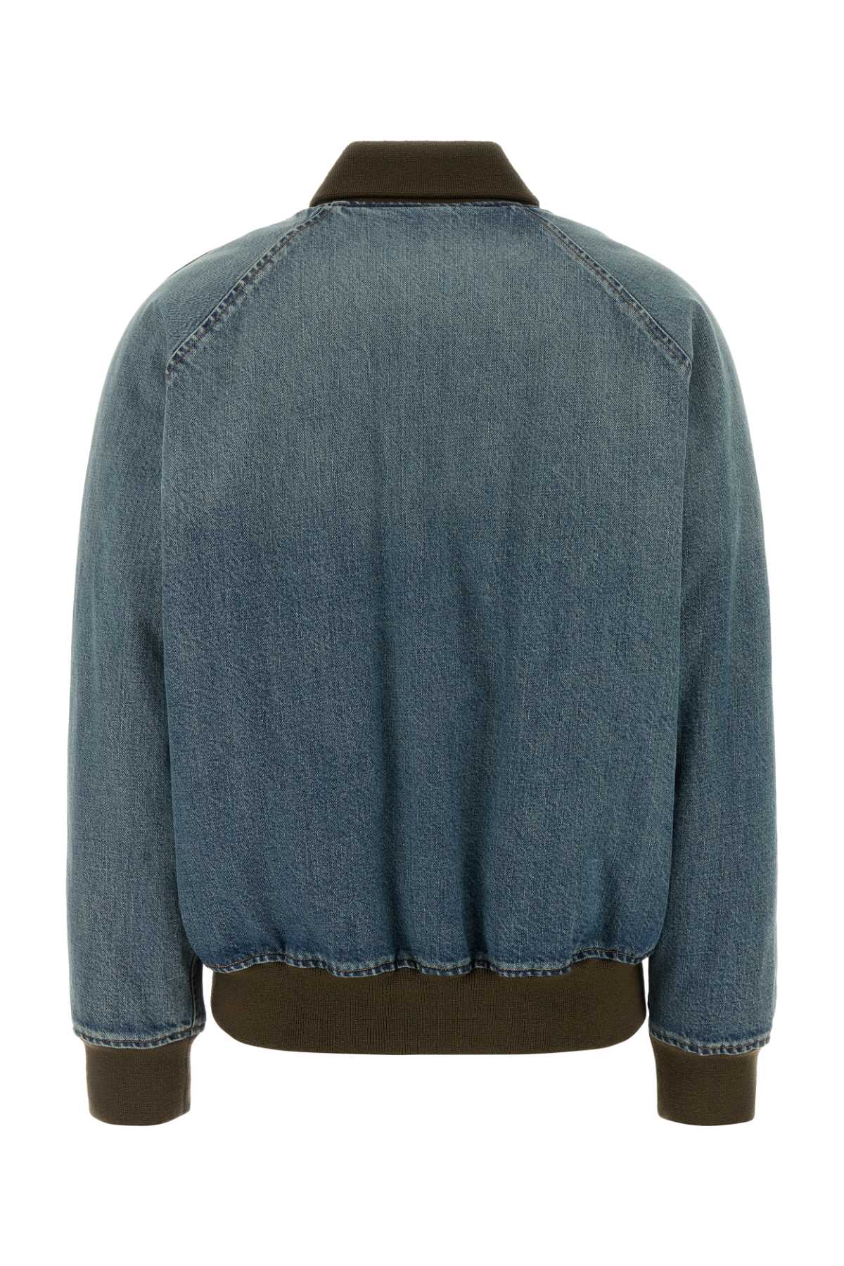 Miu Miu Women Denim Bomber Jacket MIU MIU