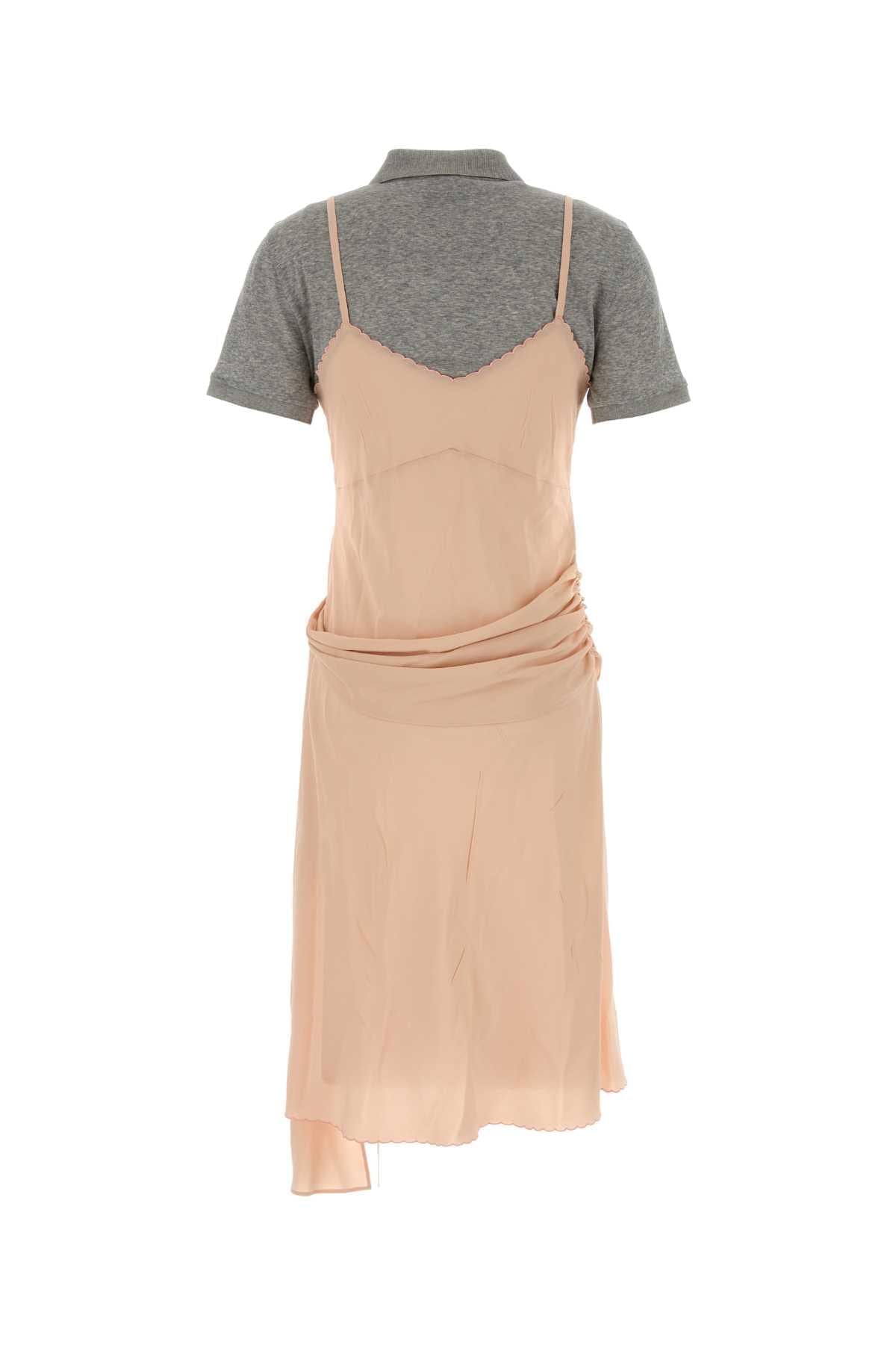Miu Miu Women Pink Silk Dress MIU MIU