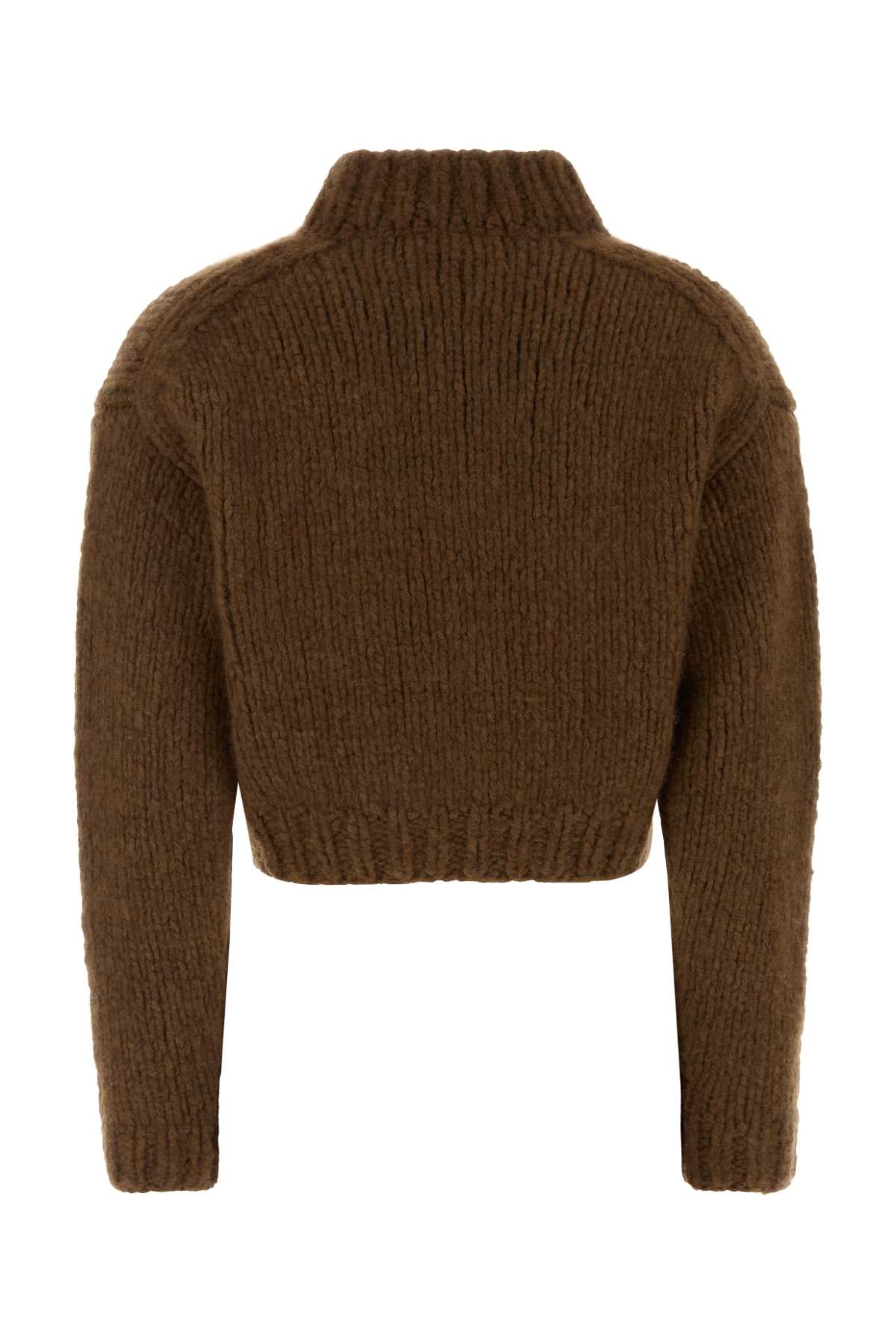 Miu Miu Women Brown Cashmere Cardigan MIU MIU