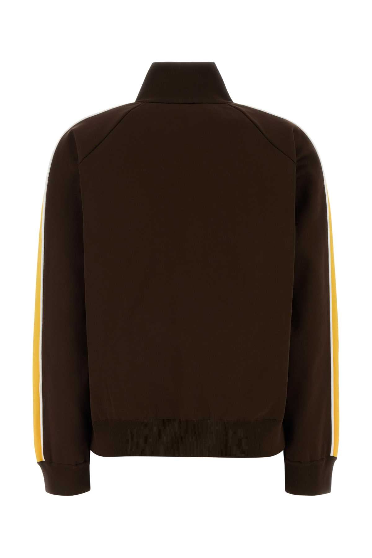 Miu Miu Women Chocolate Tech Fabric Sweatshirt MIU MIU