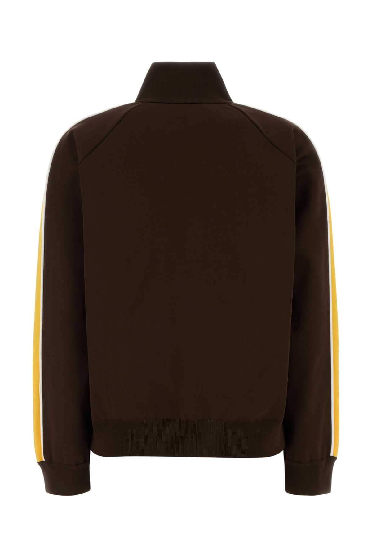 Miu Miu Women Chocolate Tech Fabric Sweatshirt MIU MIU