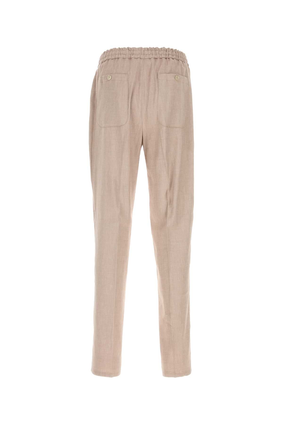 Etro Men Sand Linen Blend Pant ETRO
