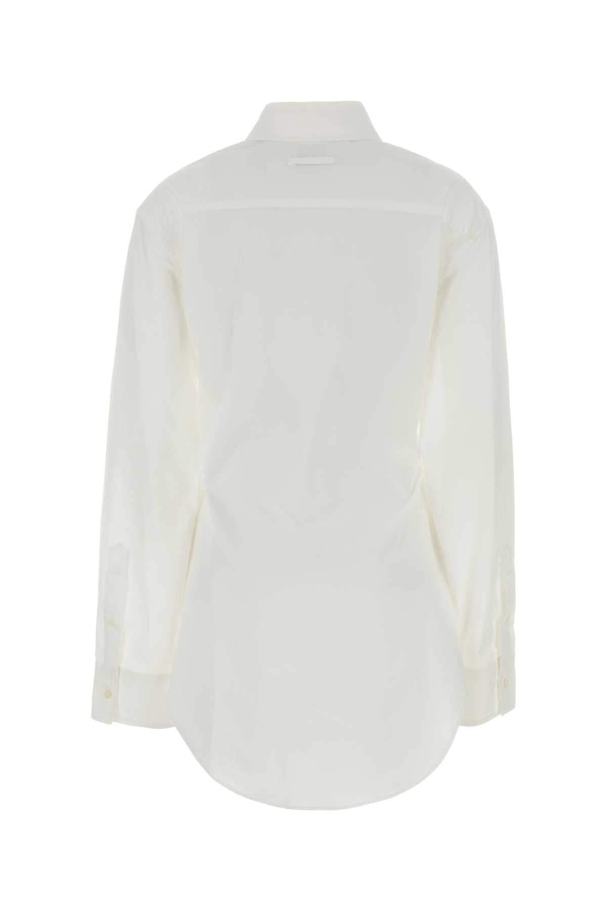 Jean Paul Gaultier Women White Stretch Poplin Shirt JEAN PAUL GAULTIER