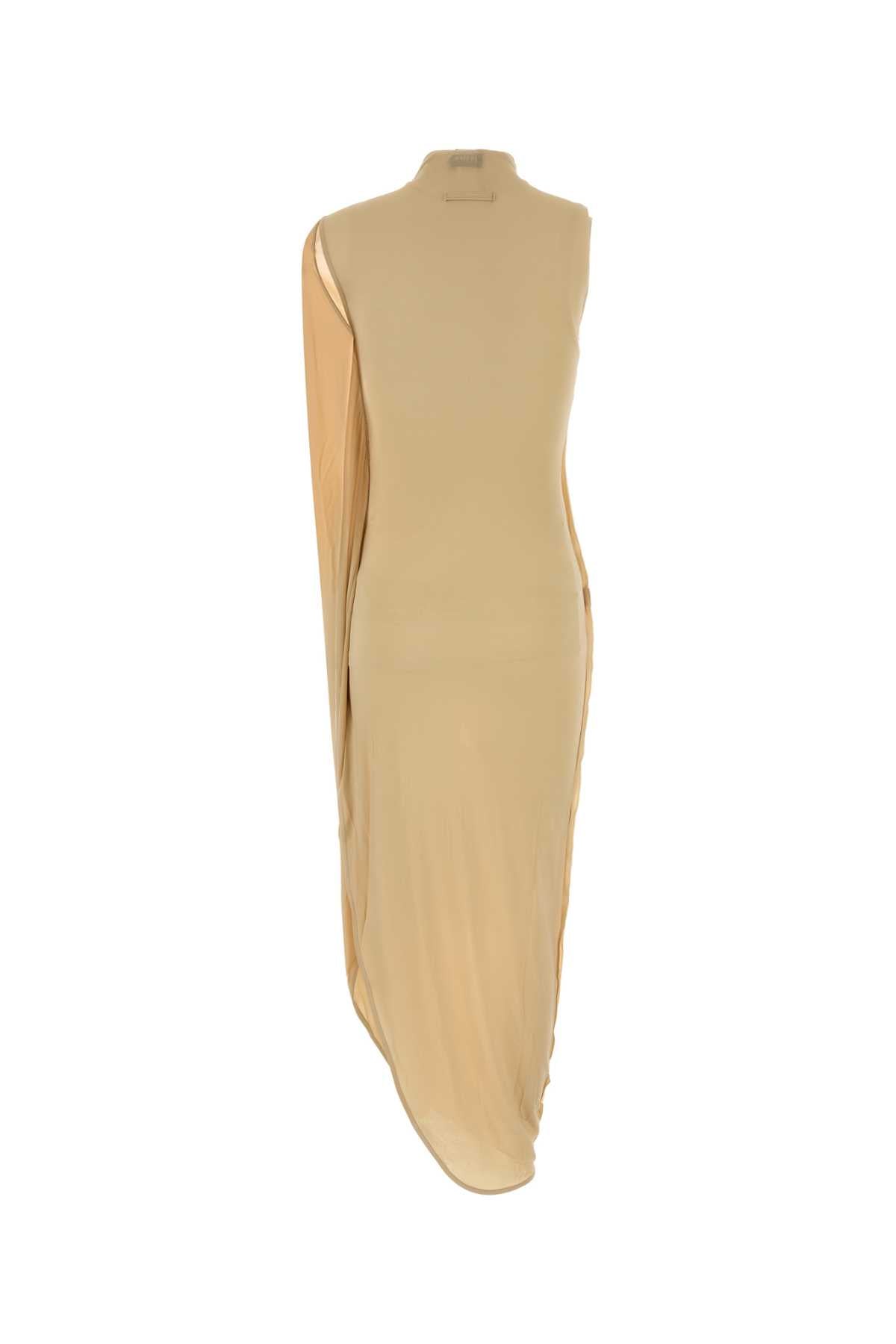 Jean Paul Gaultier Women Skin Pink Stretch Viscose Dress JEAN PAUL GAULTIER