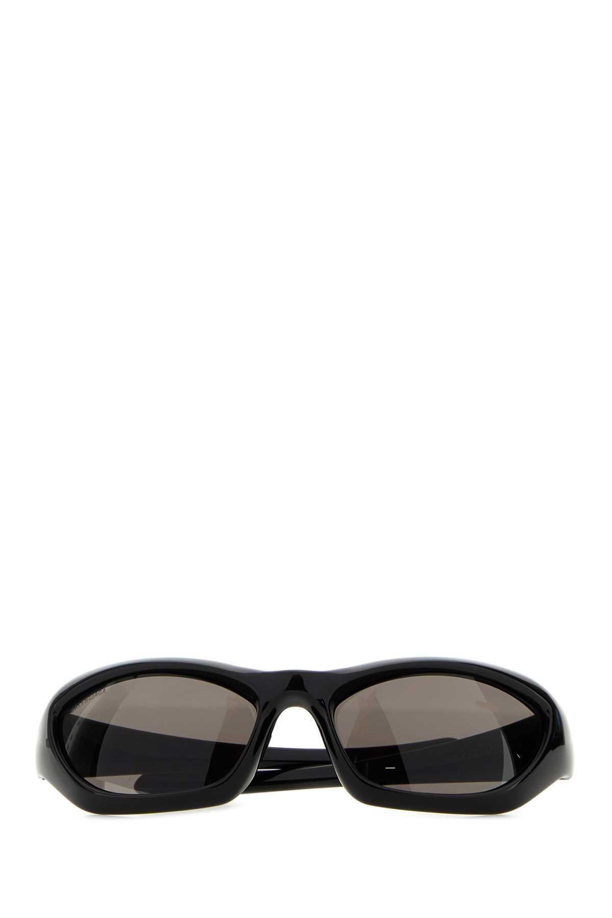 Balenciaga Women Black Acetate Racer Sunglasses BALENCIAGA