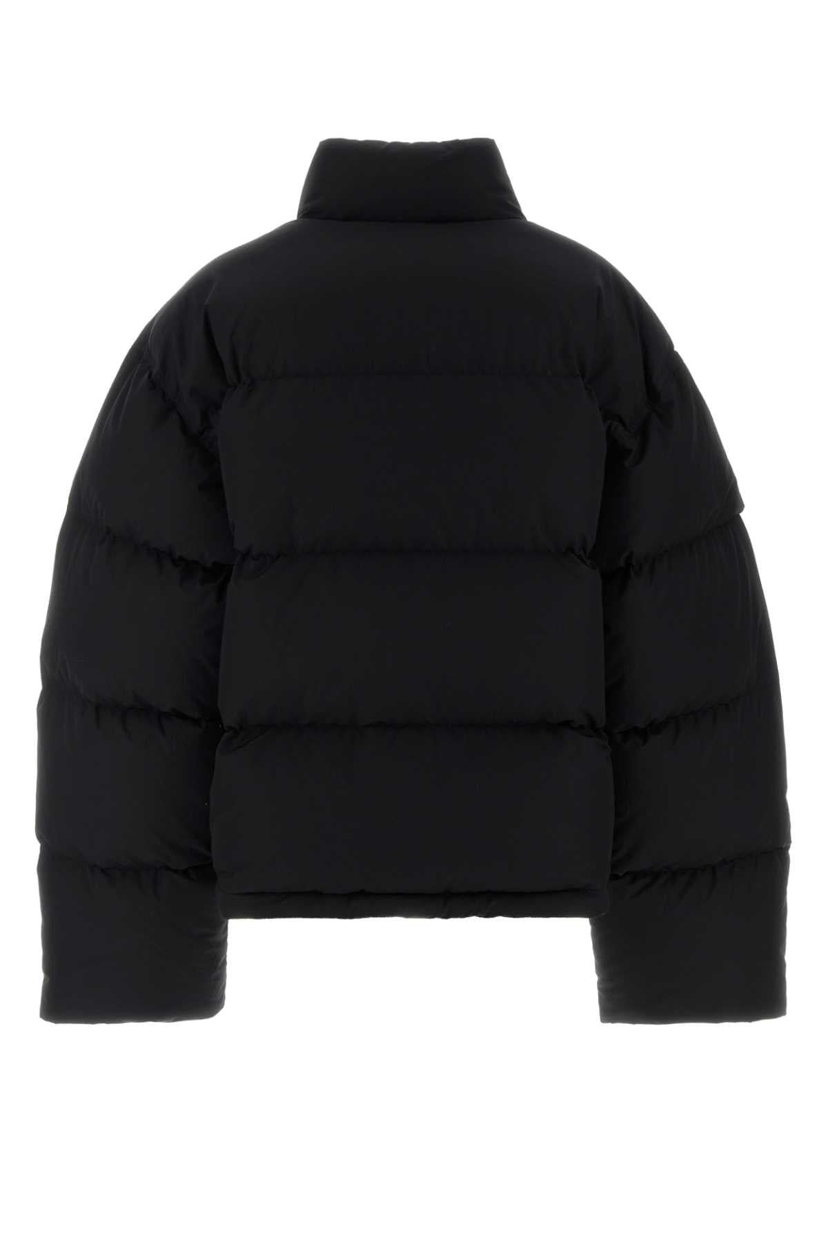 Balenciaga Women Black Cotton Blend Down Jacket BALENCIAGA