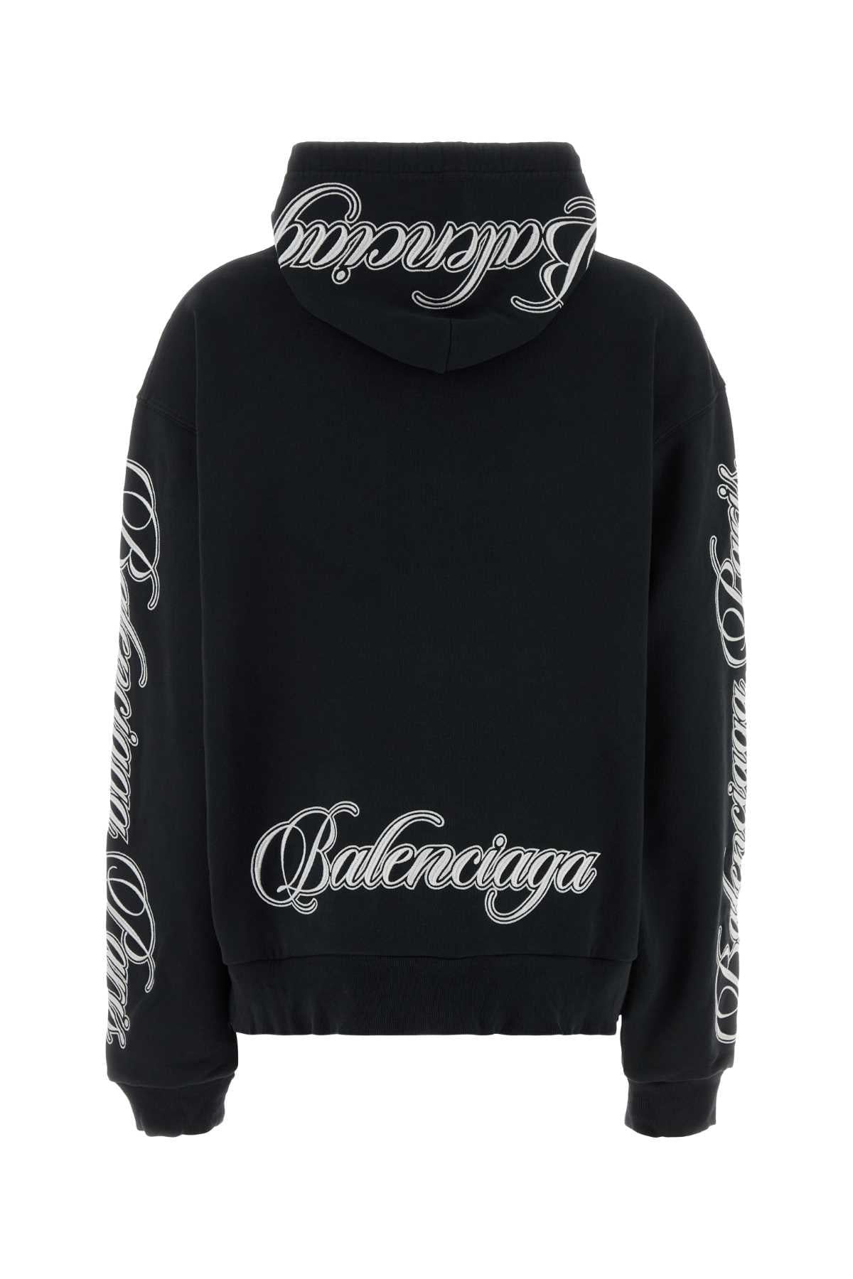Balenciaga Women Slate Cotton Oversize Sweatshirt BALENCIAGA