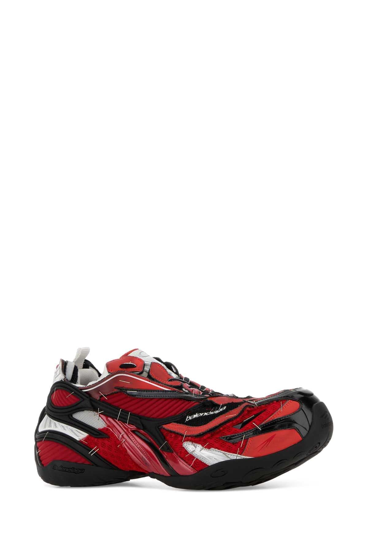 Balenciaga Men Two-Tone Fabric Soleless Sneakers BALENCIAGA