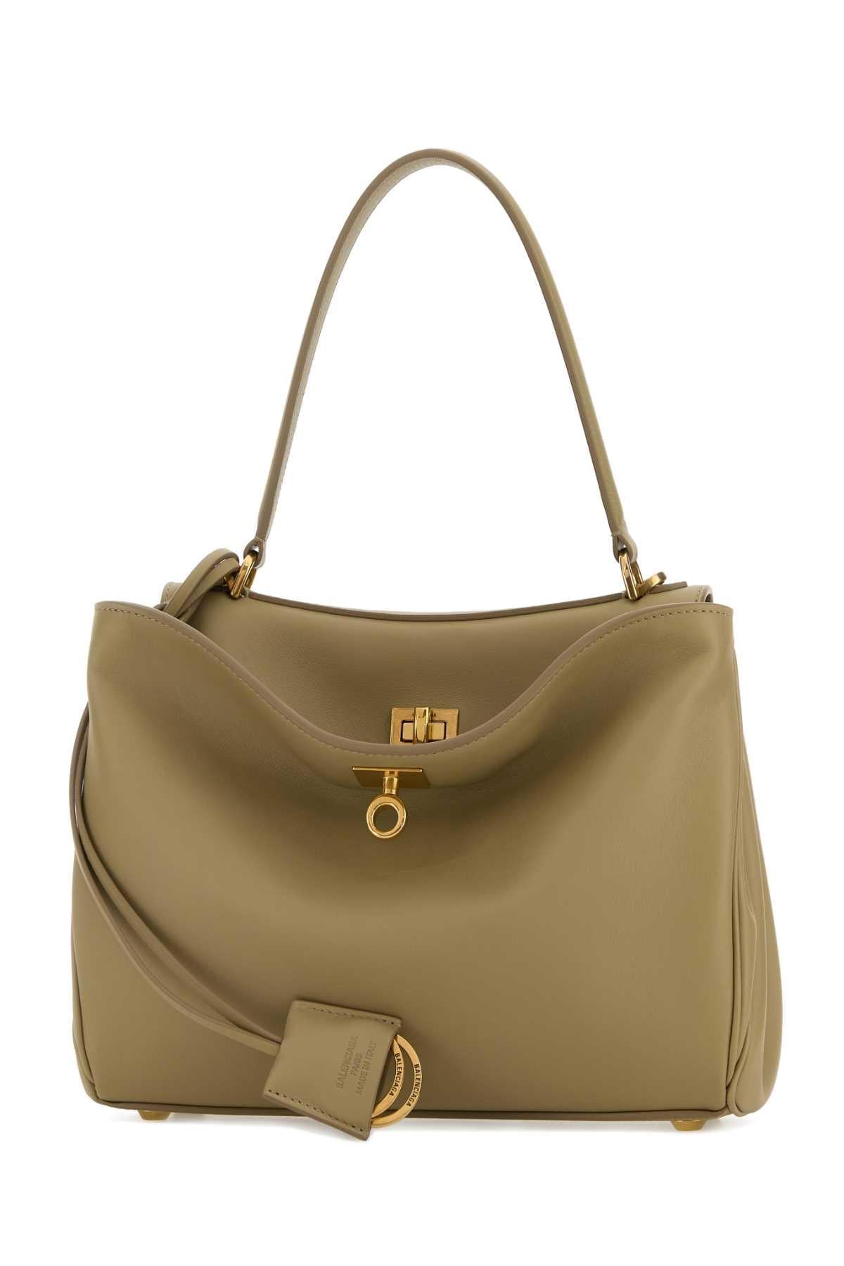 Balenciaga Women Sage Green Leather Small Rodeo Handbag BALENCIAGA