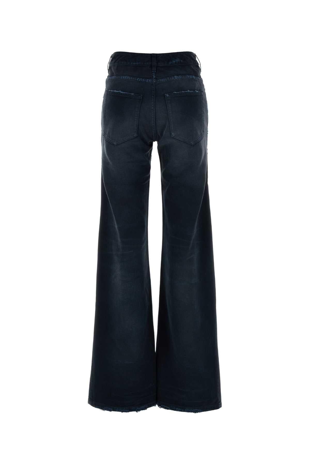 Balenciaga Women Navy Blue Denim Jeans BALENCIAGA