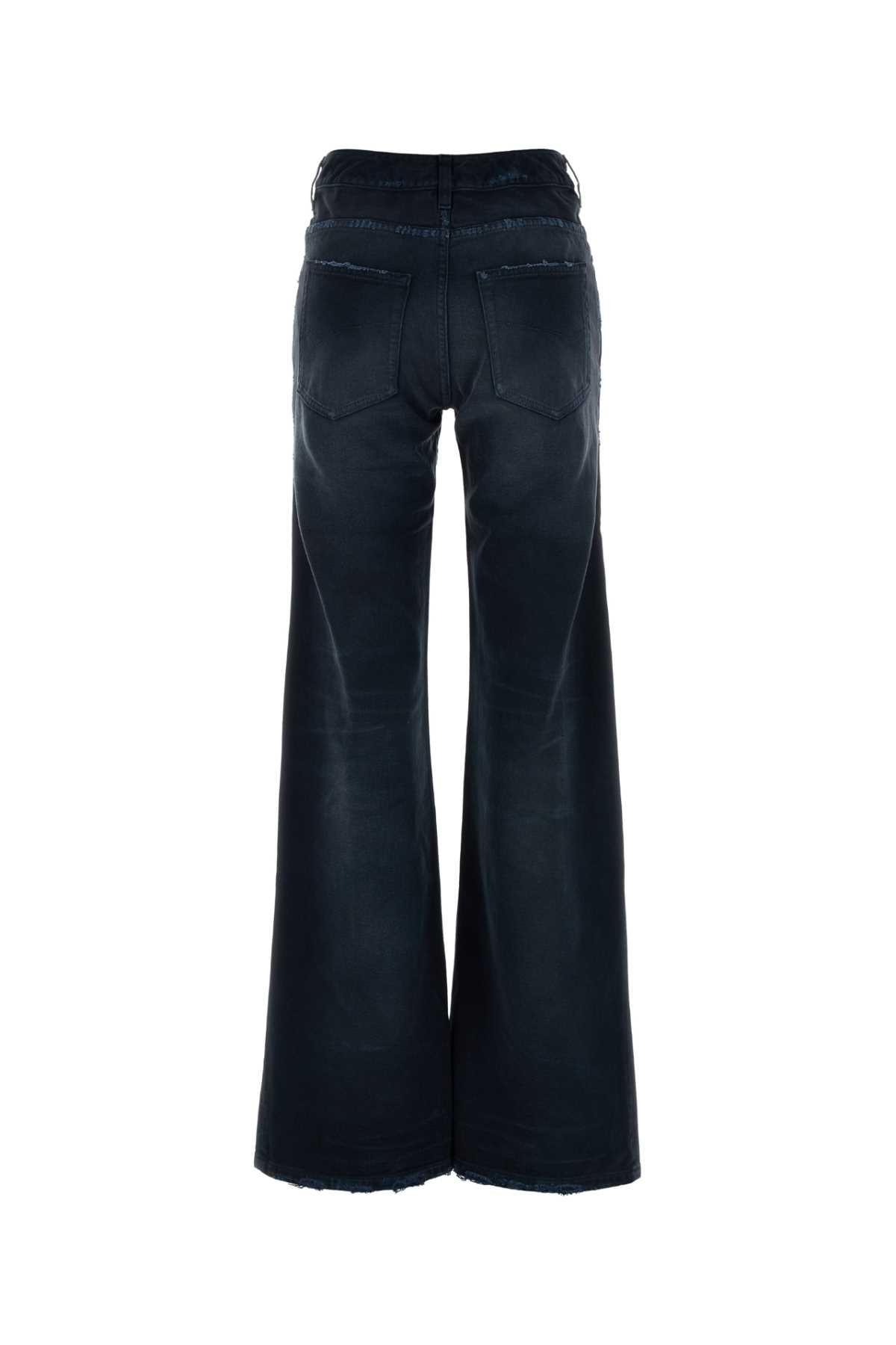 Balenciaga Women Navy Blue Denim Jeans BALENCIAGA