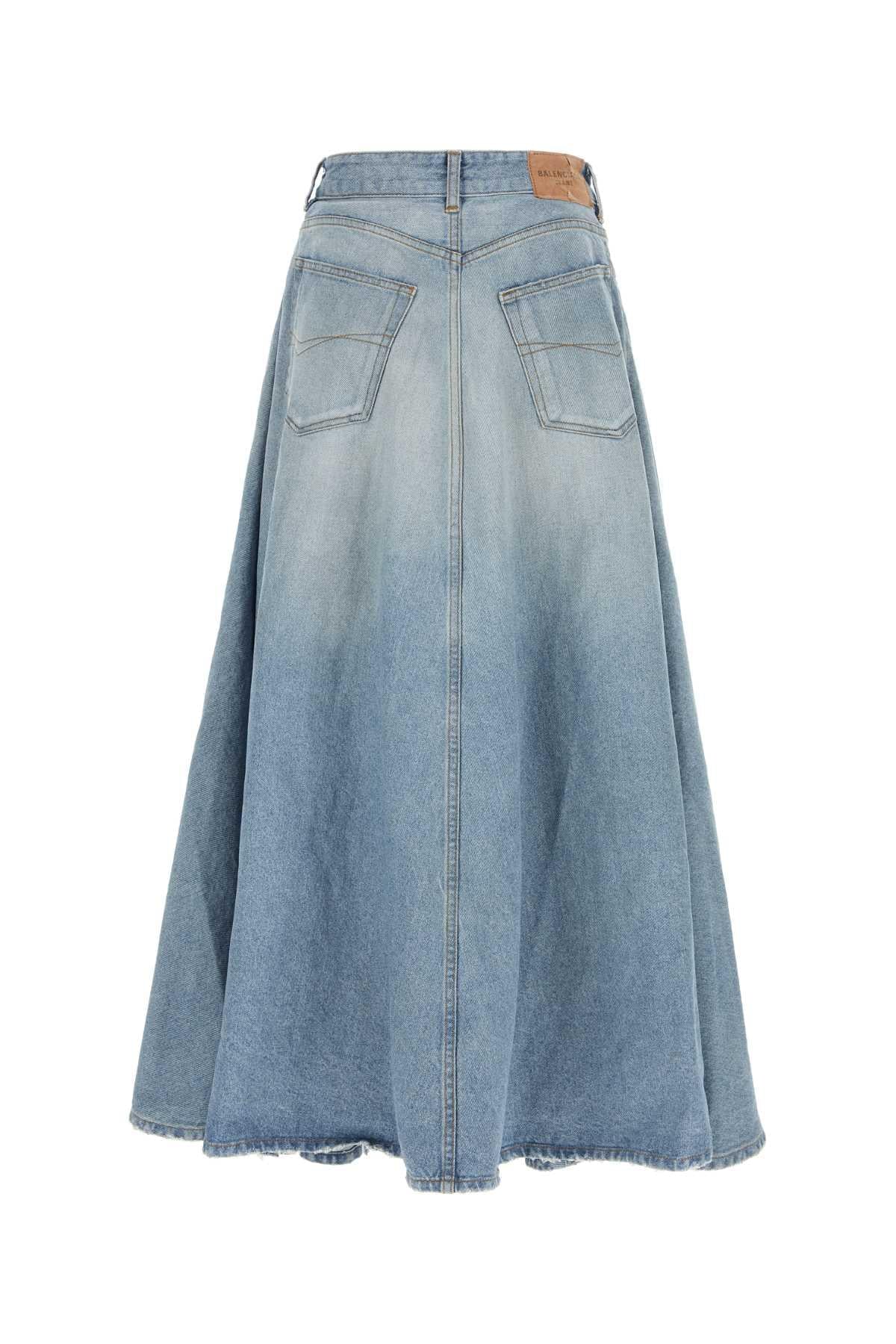 Balenciaga Women Denim Skirt BALENCIAGA