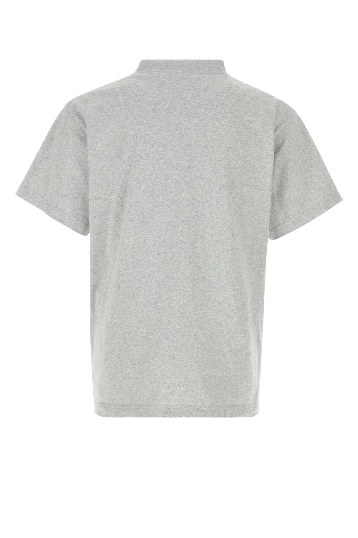 Balenciaga Men Grey Cotton T-Shirt BALENCIAGA