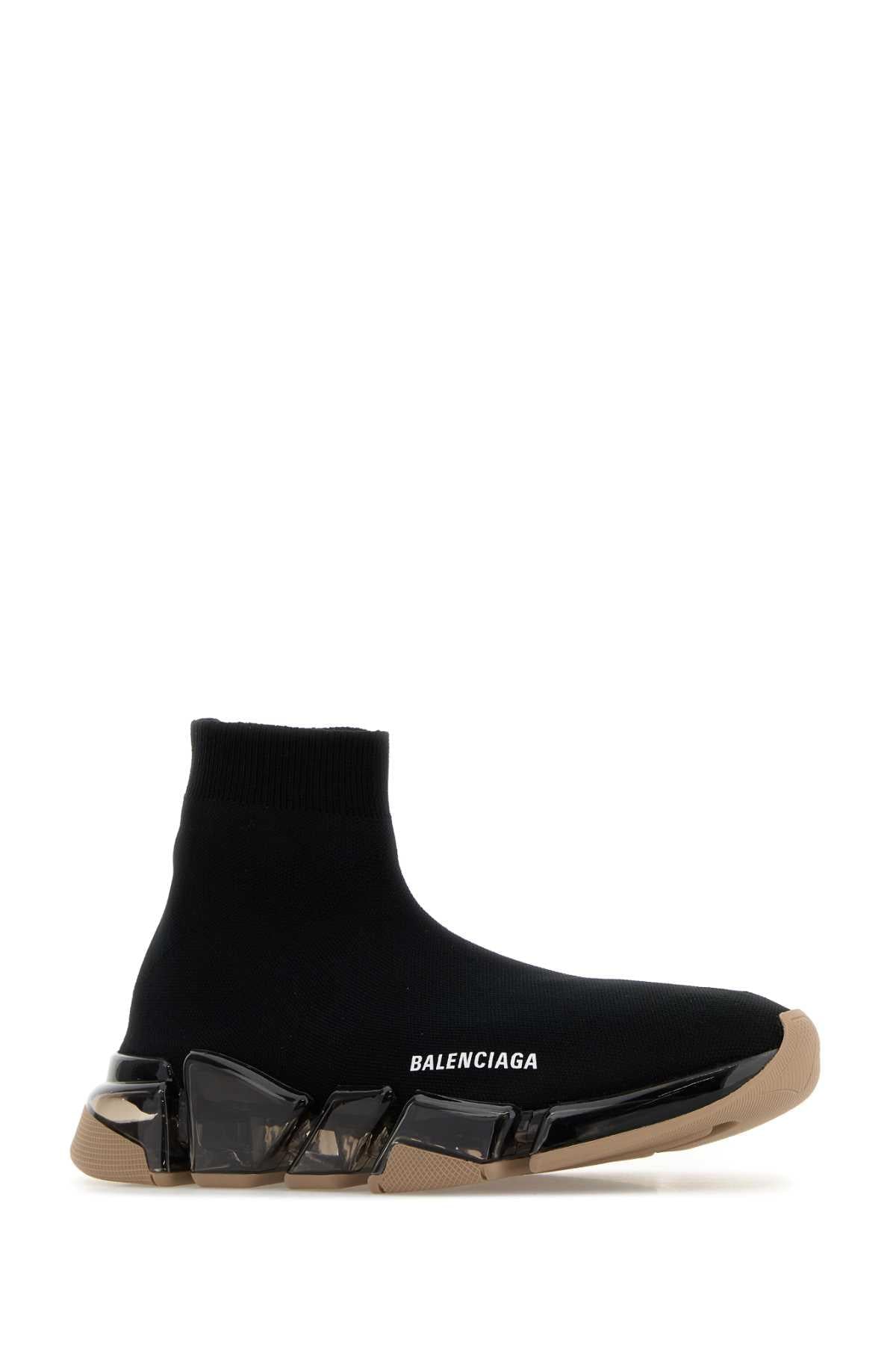Balenciaga Women Black Stretch Fabric Speed 2.0 Sneakers BALENCIAGA