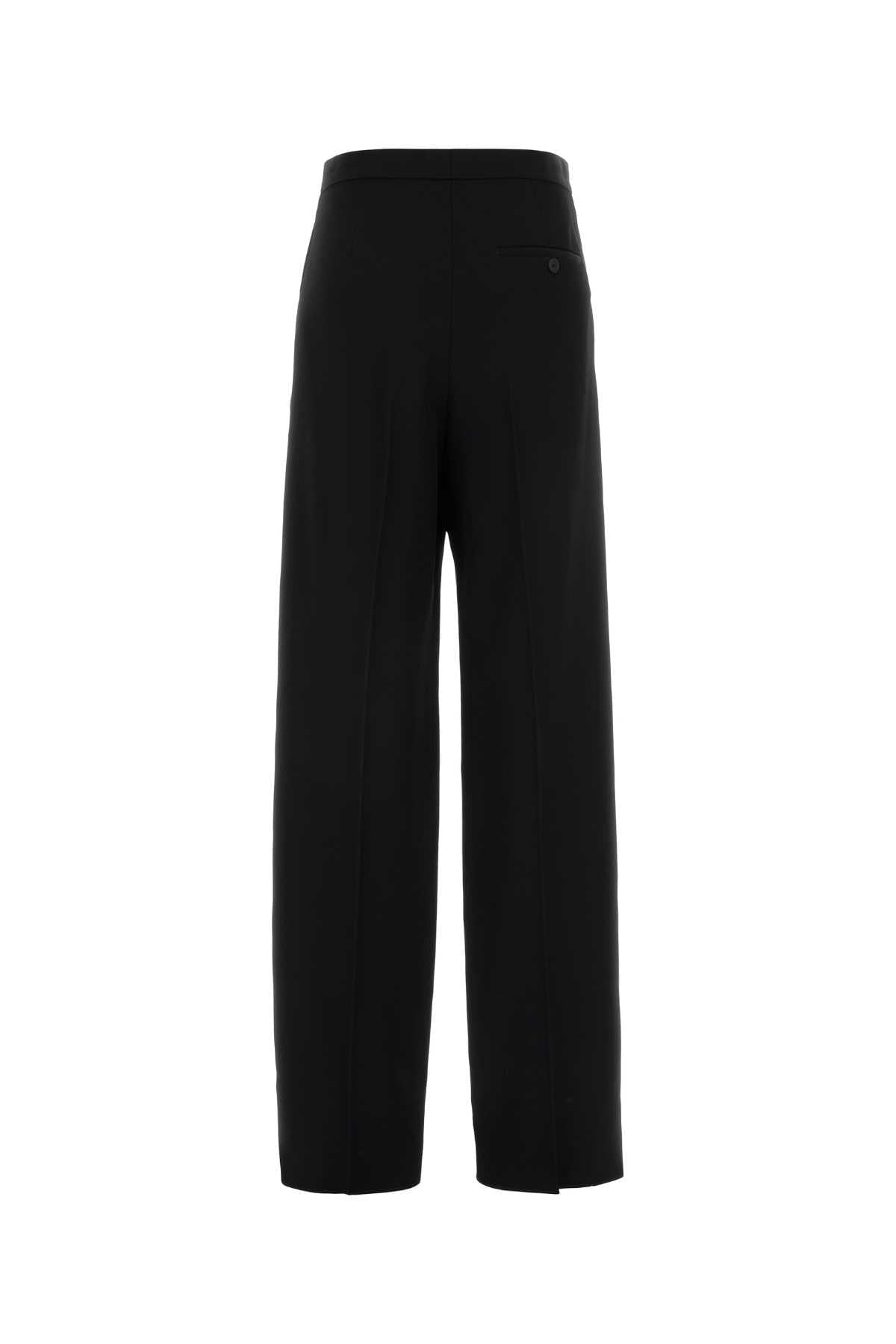 Balenciaga Women Black Wool Palazzo Pant BALENCIAGA