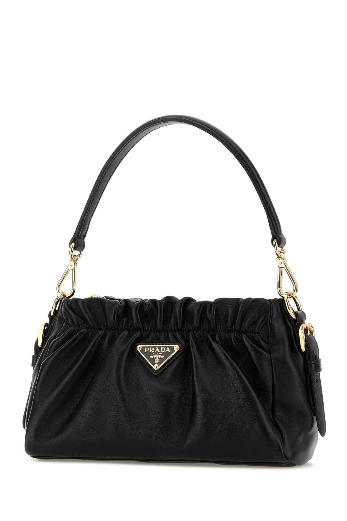 Prada Women Black Nappa Leather Handbag PRADA