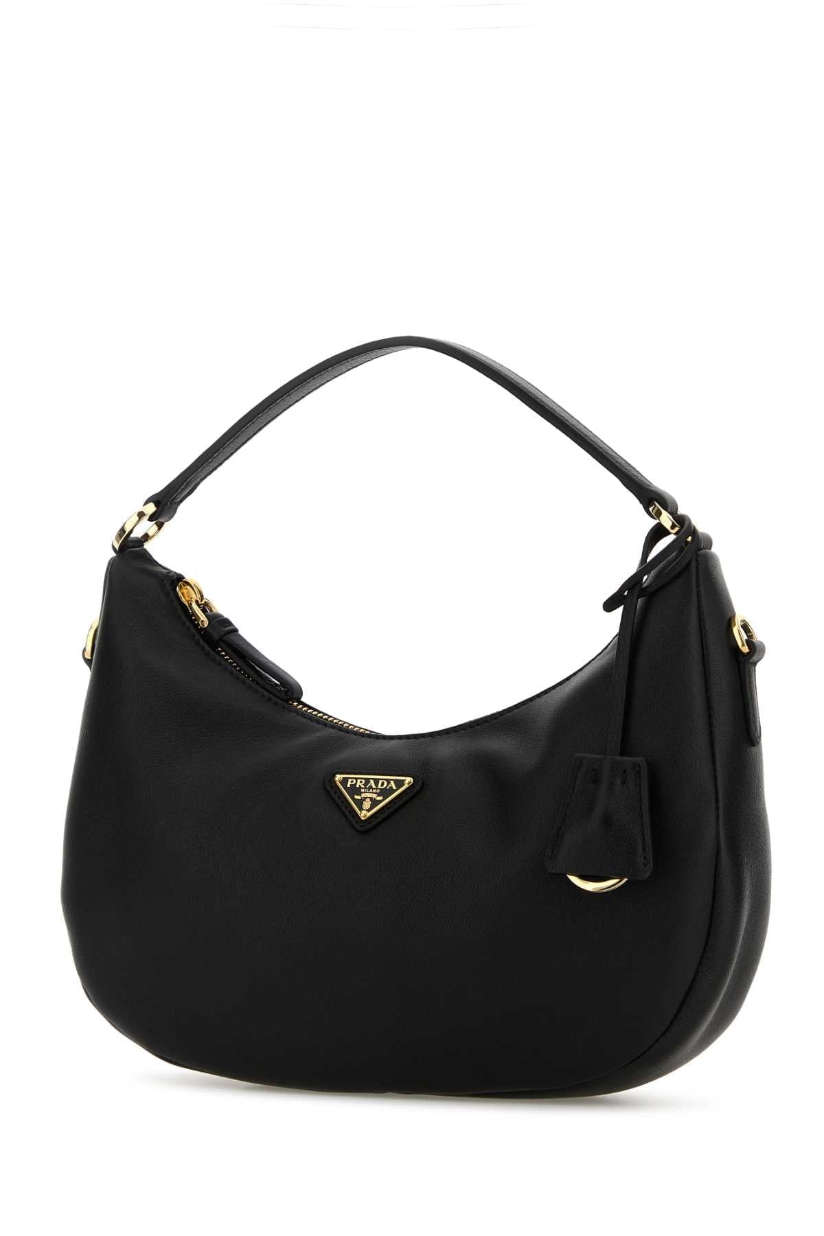 Prada Women Black Leather Handbag PRADA
