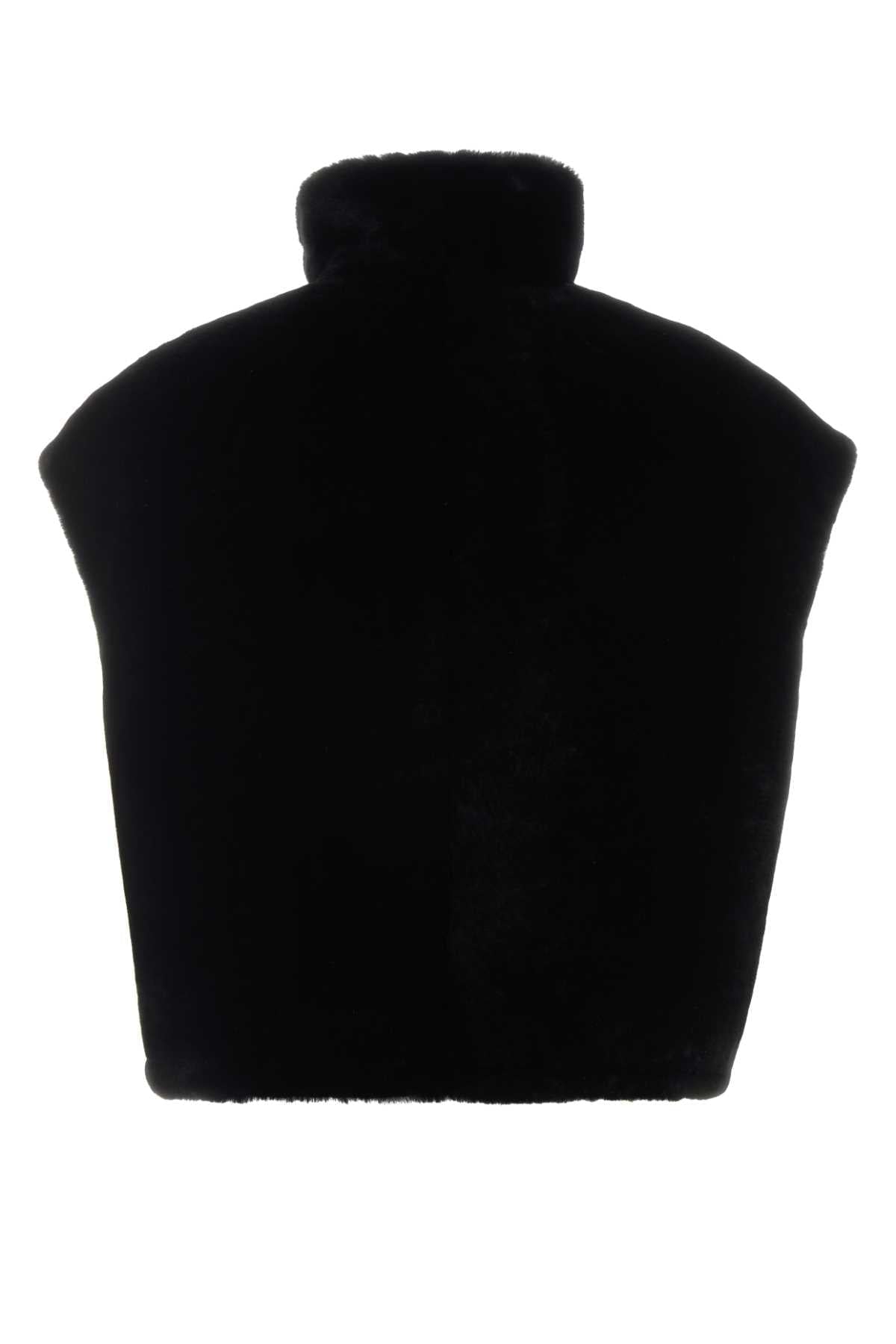 Prada Women Black Reversible Fur PRADA