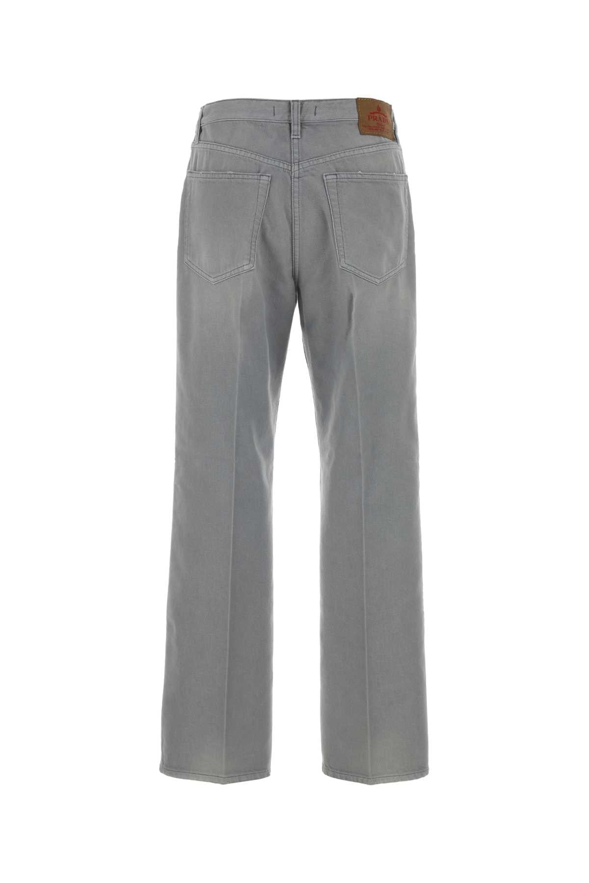 Prada Women Grey Denim Jeans PRADA