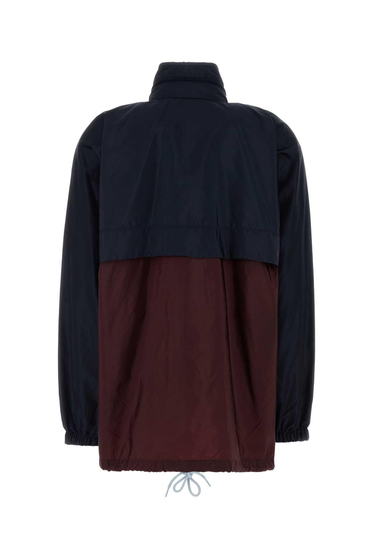 Prada Women Two-Tone Re-Nylon Windbreaker PRADA