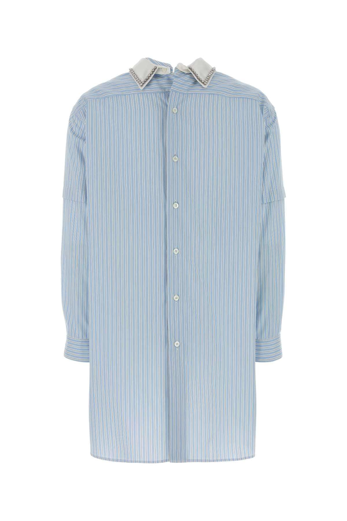 Prada Women Embroidered Poplin Blouse PRADA