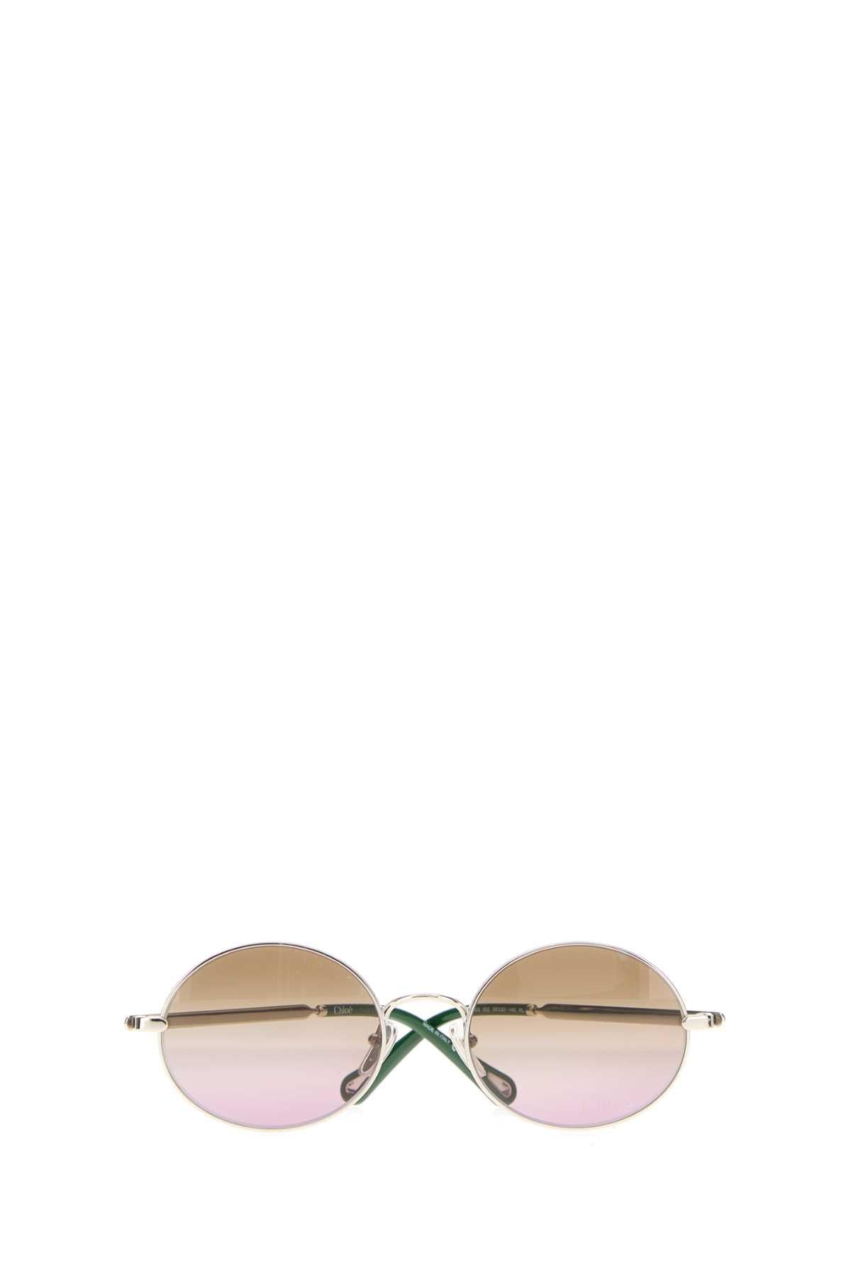 Chloe Women Silver Metal Sunglasses CHLOE